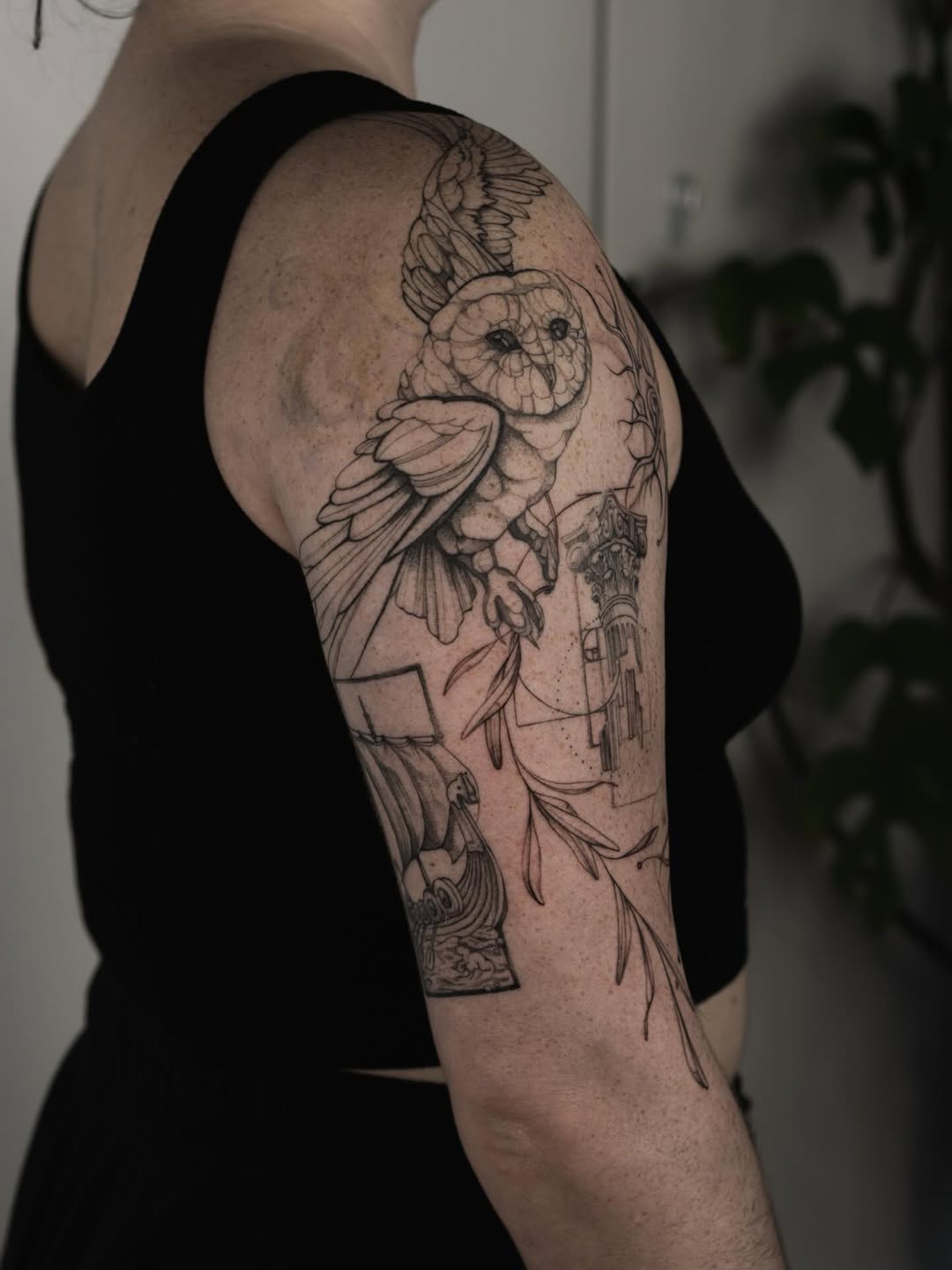 Tattoo by @ternotattoo — black_and_grey, realism