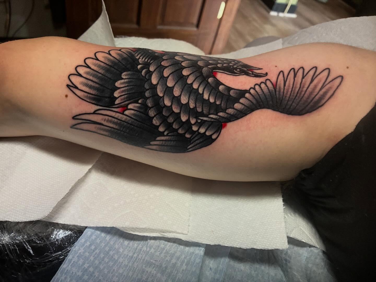 Tattoo by @jrotattoos — black_and_grey