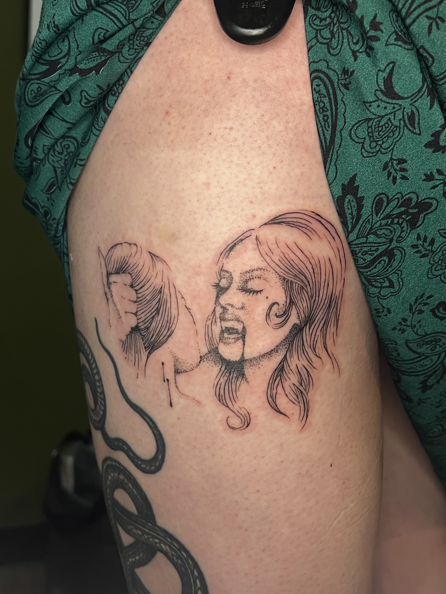 Tattoo by @elvensigils β black_and_grey