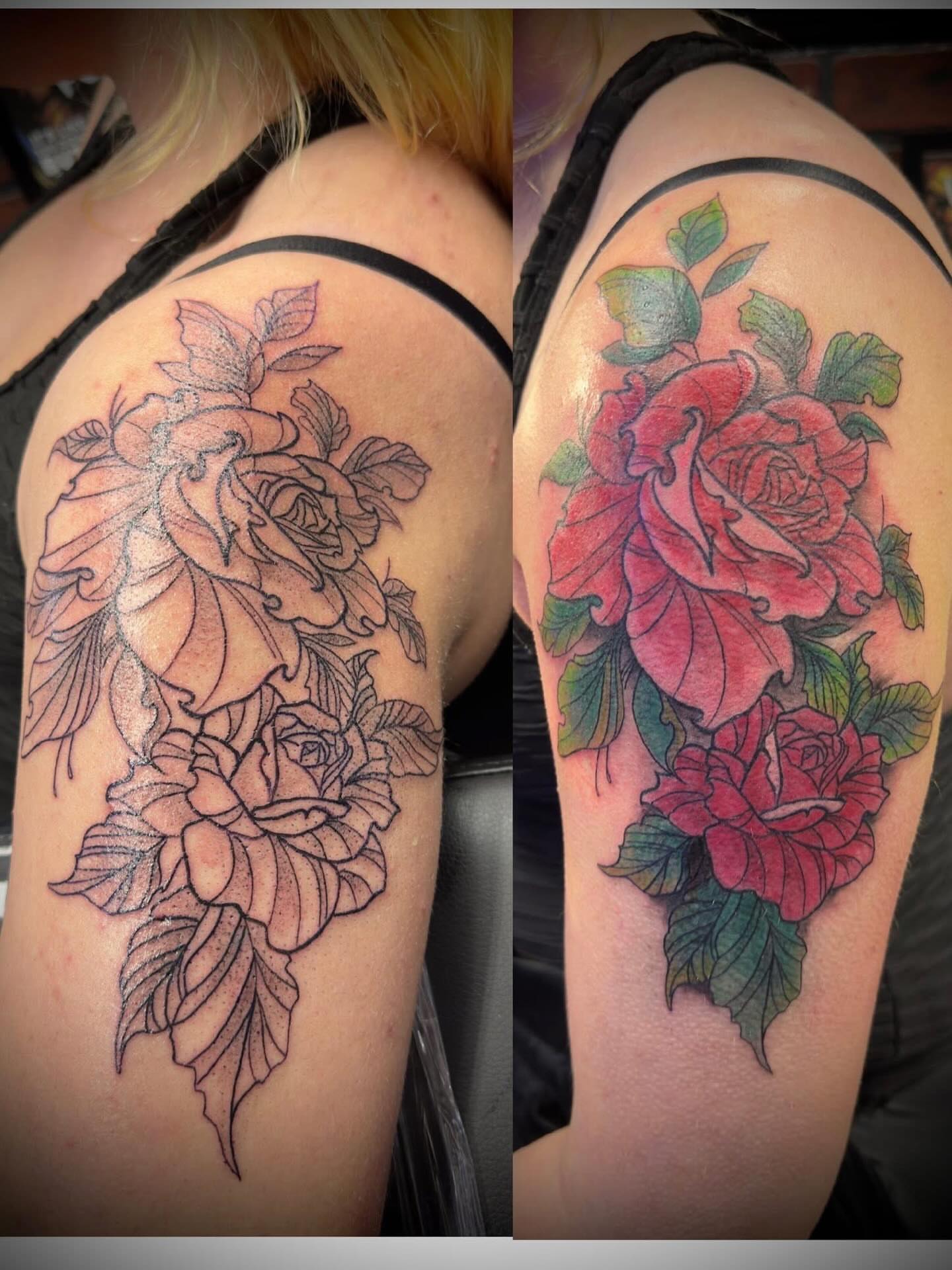 Tattoo by @inkslingerjessejames — black_and_grey