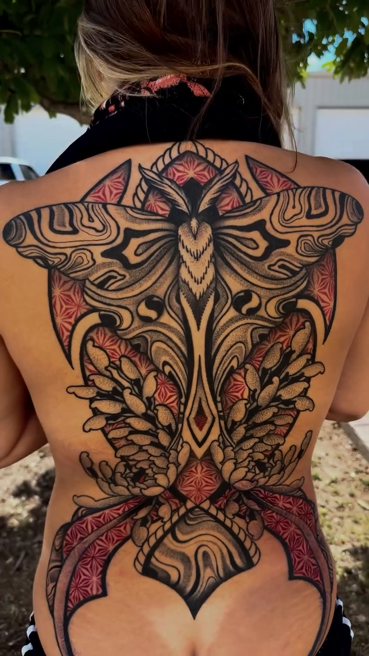 Tattoo by @tatted_taco โ blackwork, ornamental