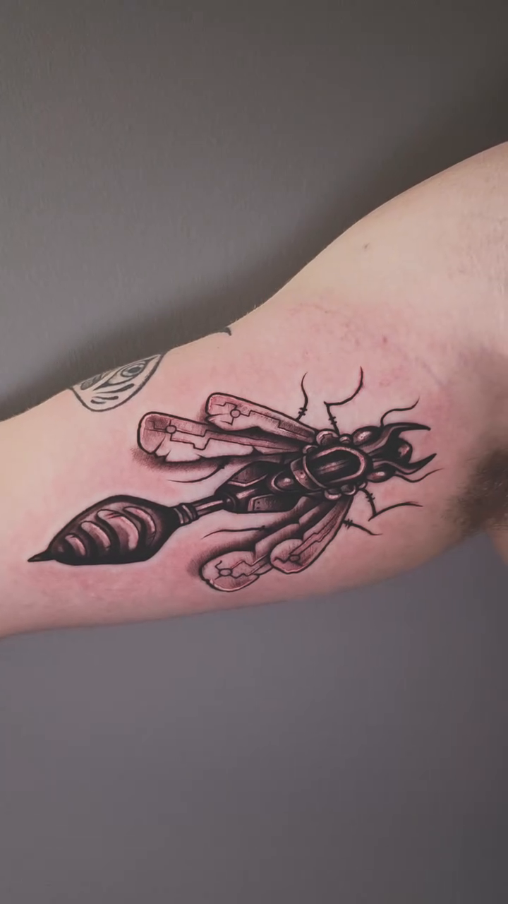 Tattoo by @geo_does_art — black_and_grey, realism