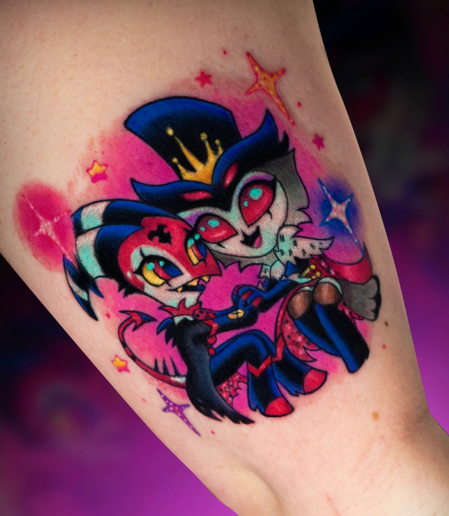 Tattoo by @xamyart — new_school, watercolor
