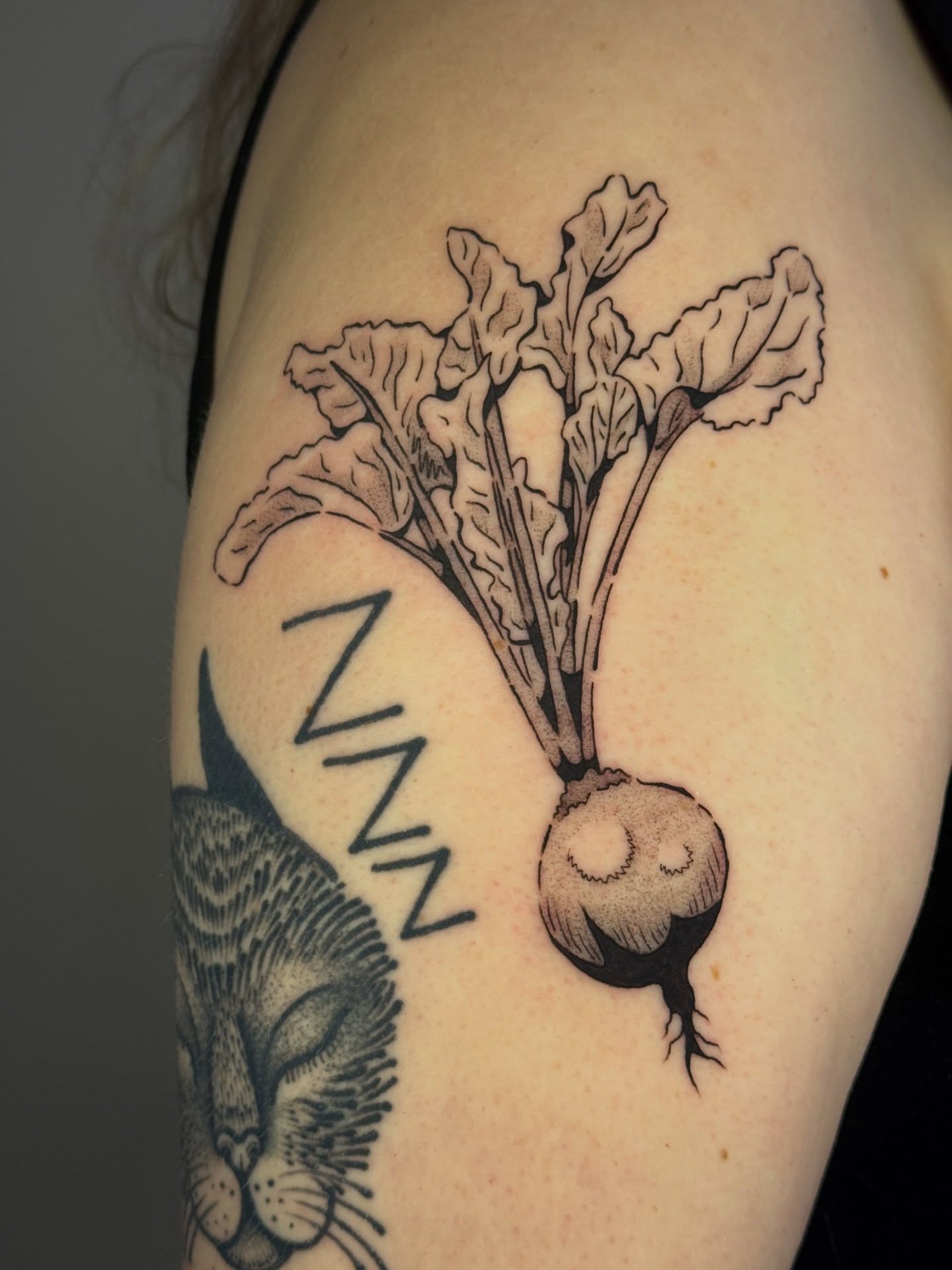Tattoo by @chemilieon — black_and_grey