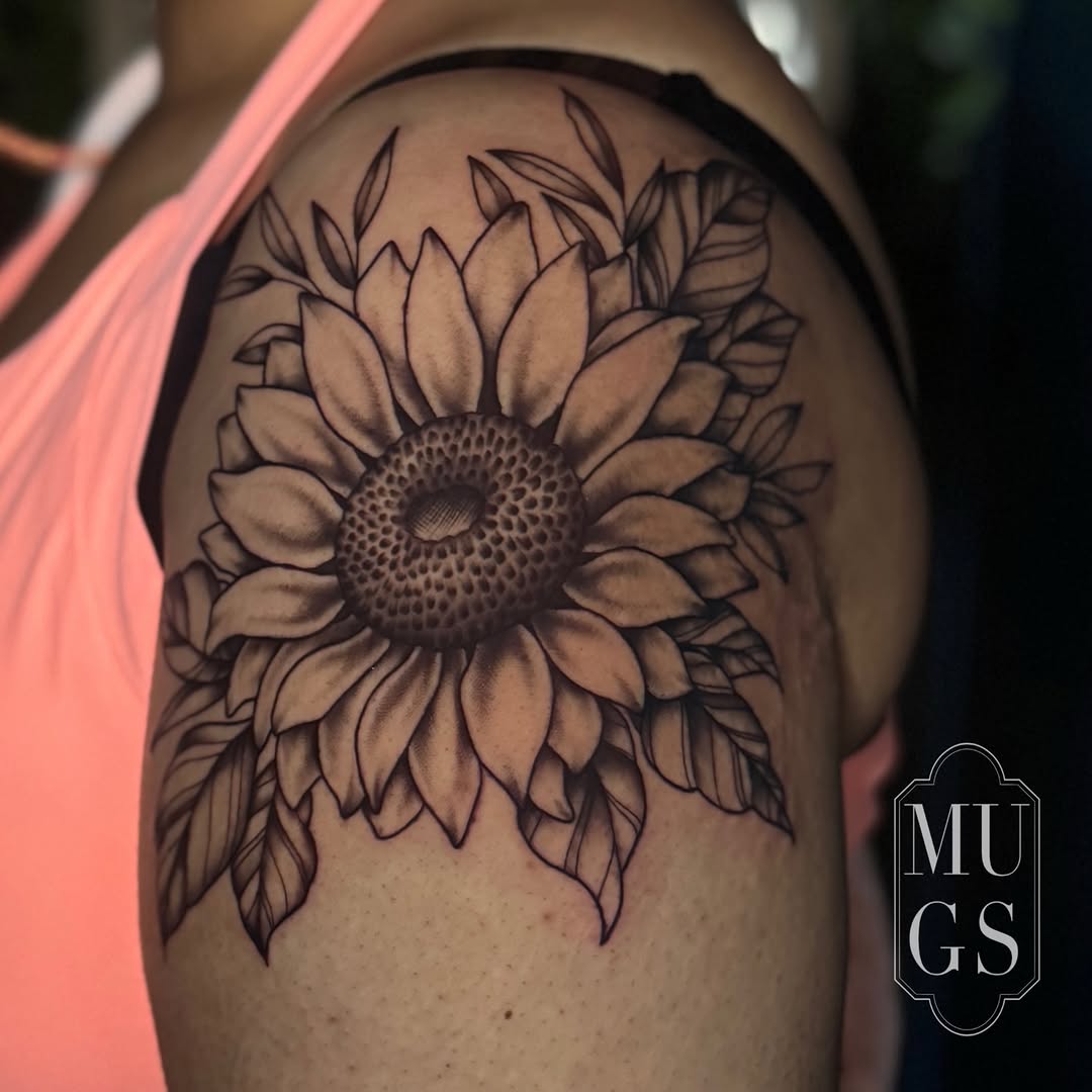 Tattoo by @tattoosbymugs — black_and_grey, realism