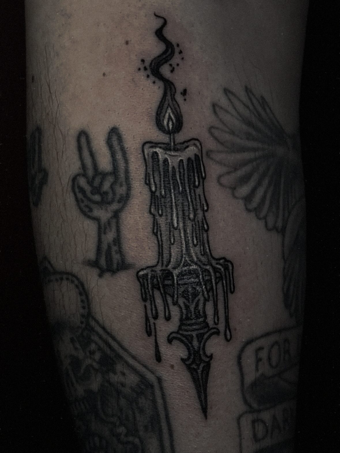 Tattoo by @kasey.tattoos โ black_and_grey