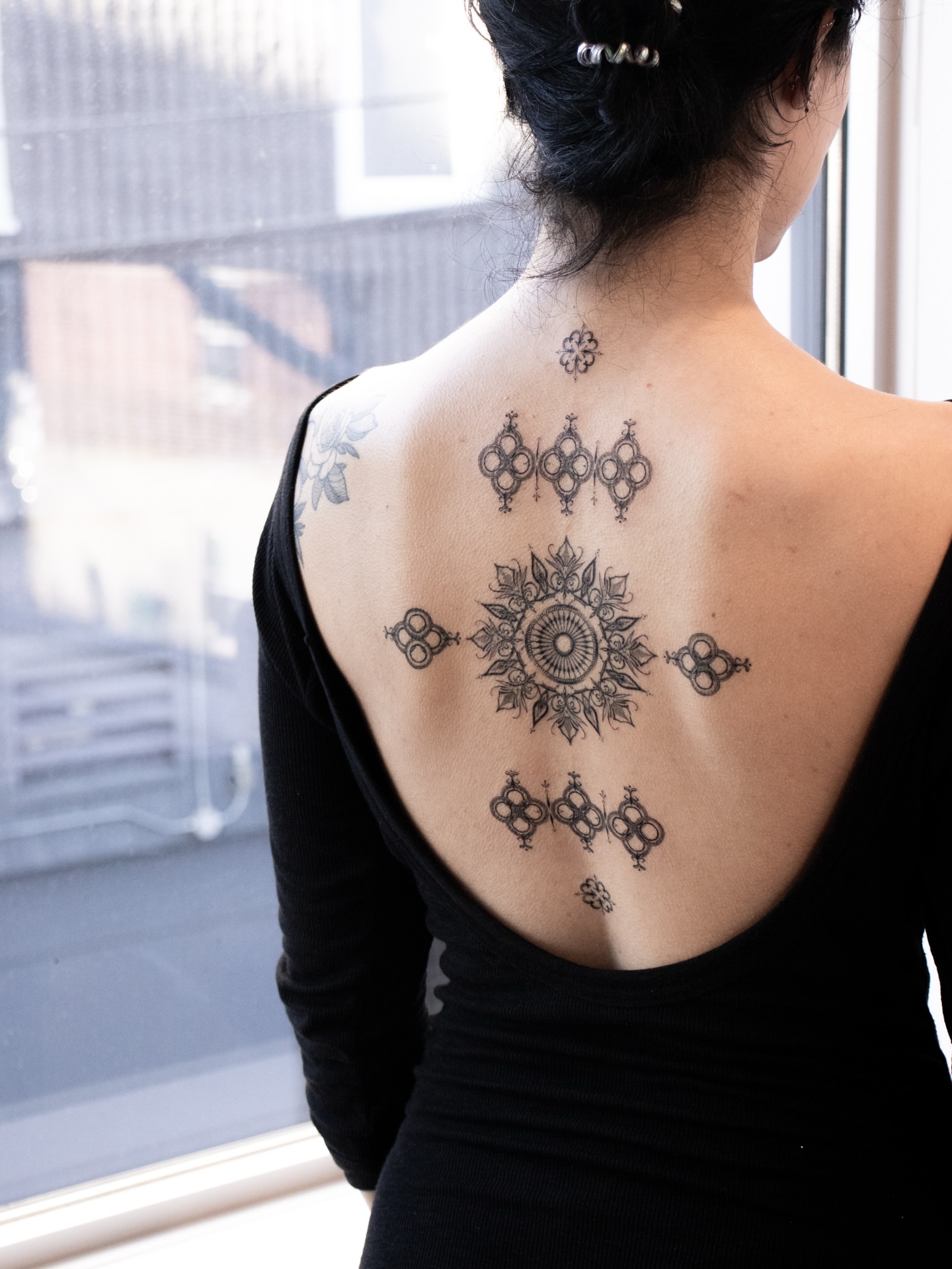 Tattoo by @sil_ornament — geometric
