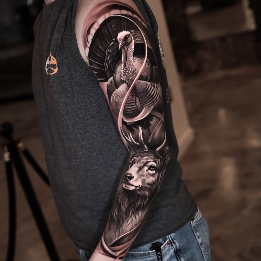 Tattoo by @steven1nk — realism, black_and_grey