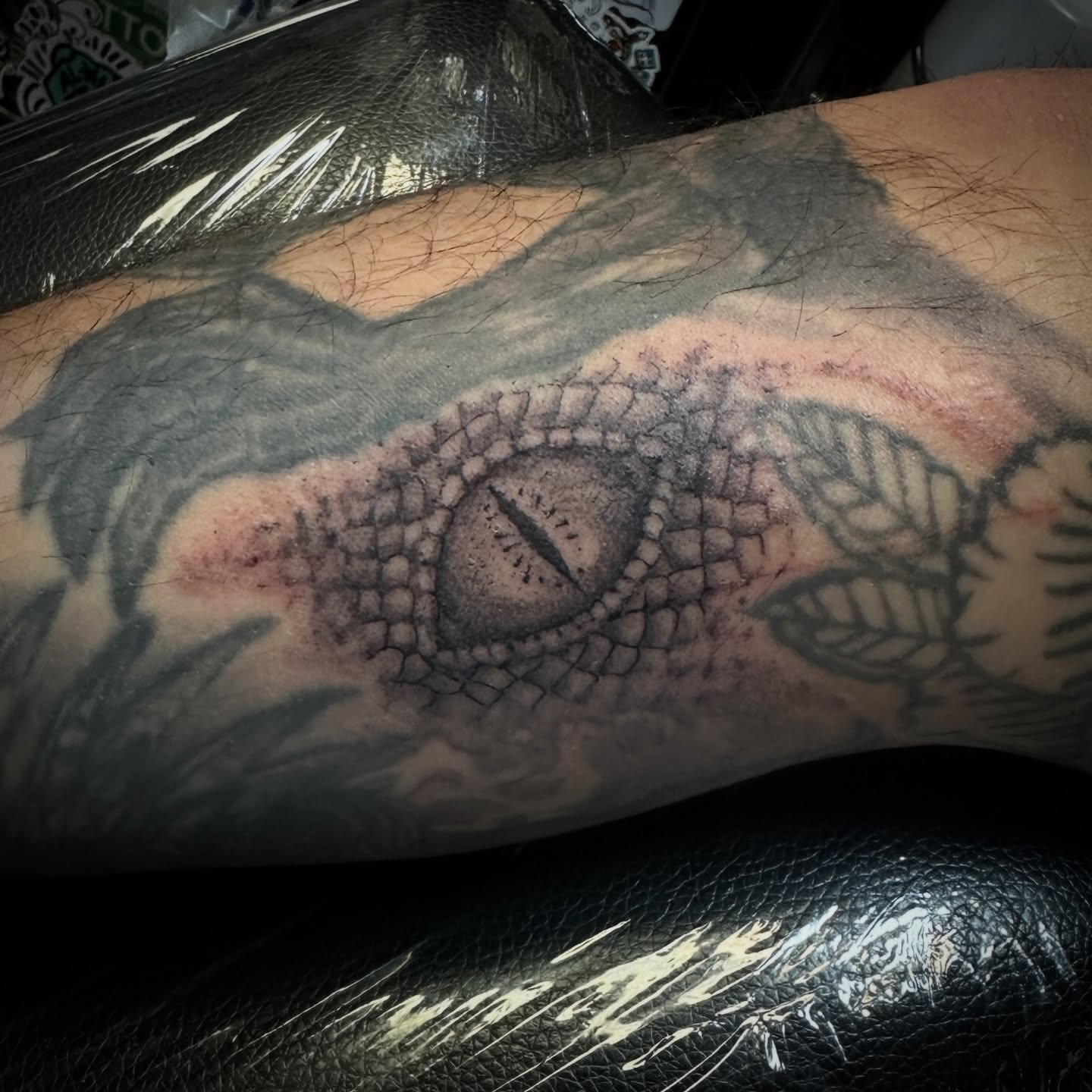 Eye realism tattoo on the forearm by Luisa Gonzalez, Austin, Texas