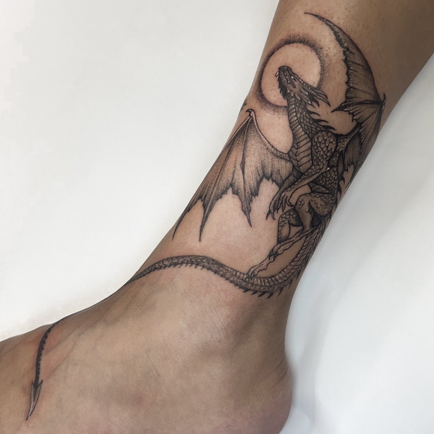 Tattoo by @ajollytattoo — black_and_grey