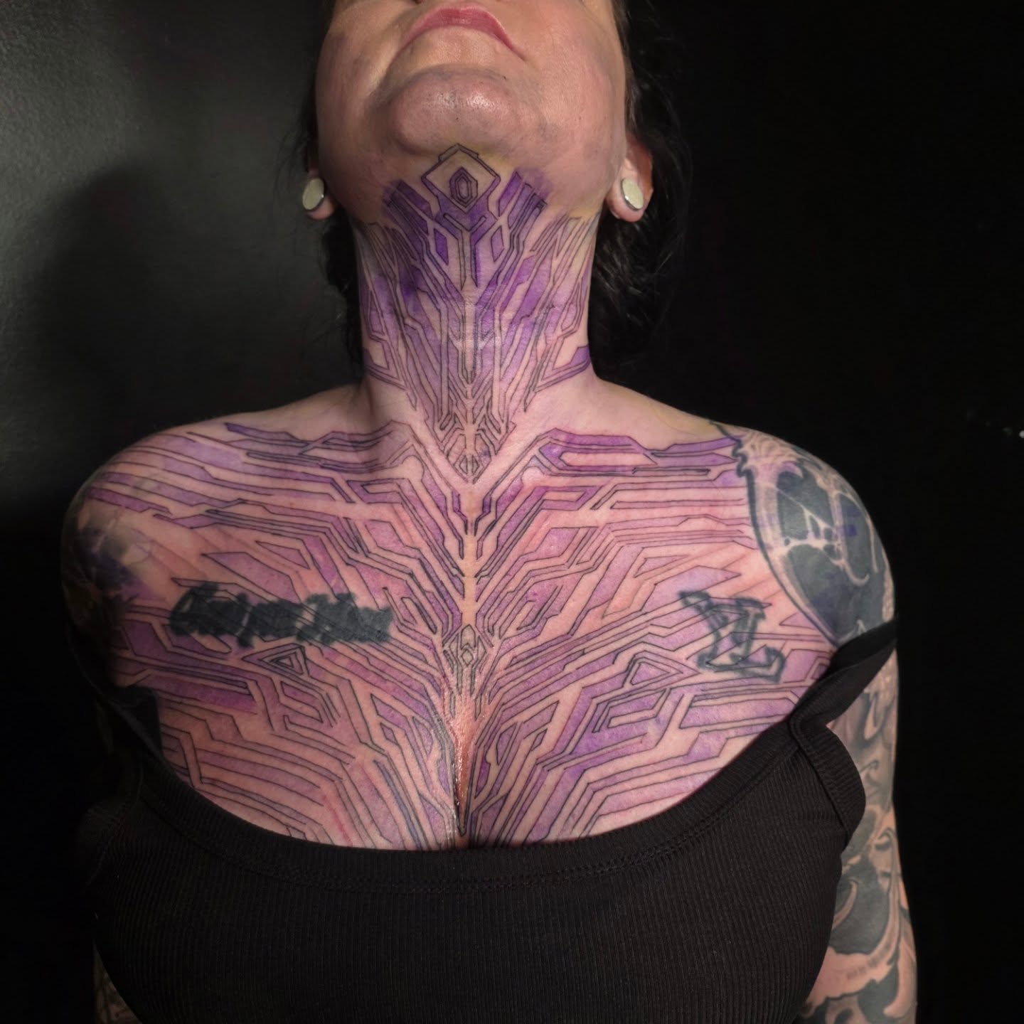 Tattoo by @jordanrookustattoo — geometric