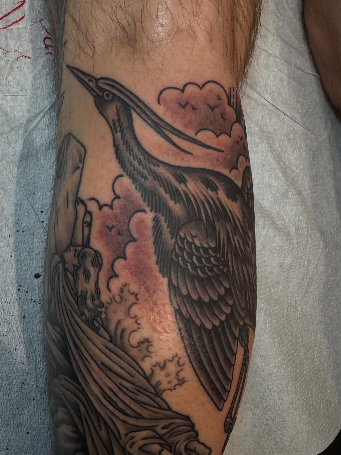 Tattoo by @laurent_trelaun — american_traditional, black_and_grey