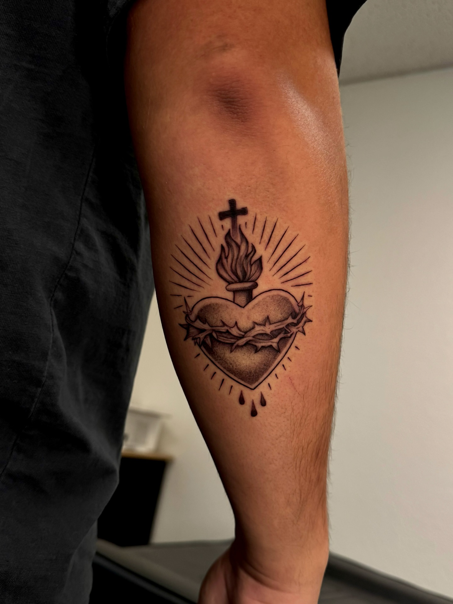 Tattoo by @fineline_lau — black_and_grey