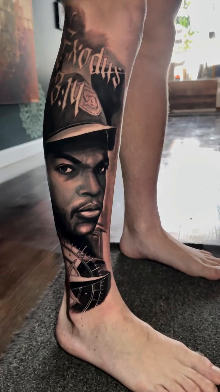 Tattoo by @brynbeer_official — realism, lettering_script