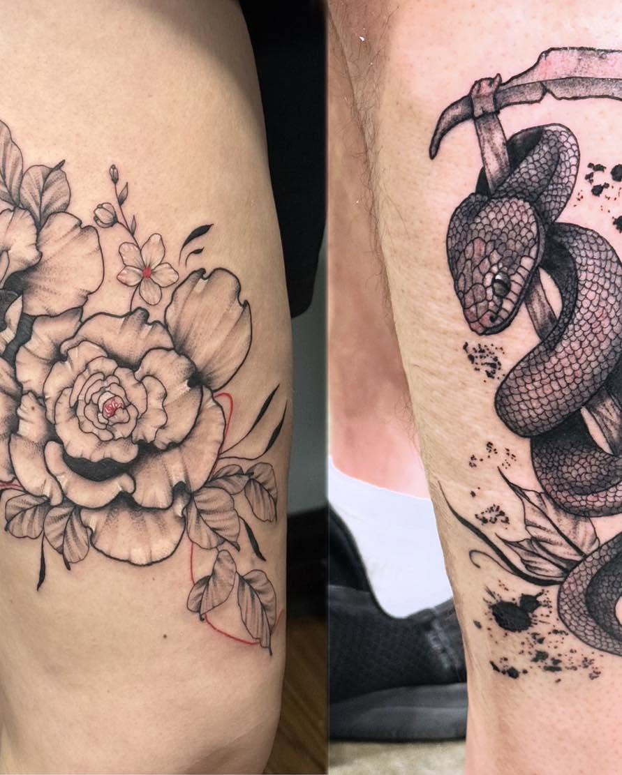 Tattoo by @ink.by.angel89 — black_and_grey, realism