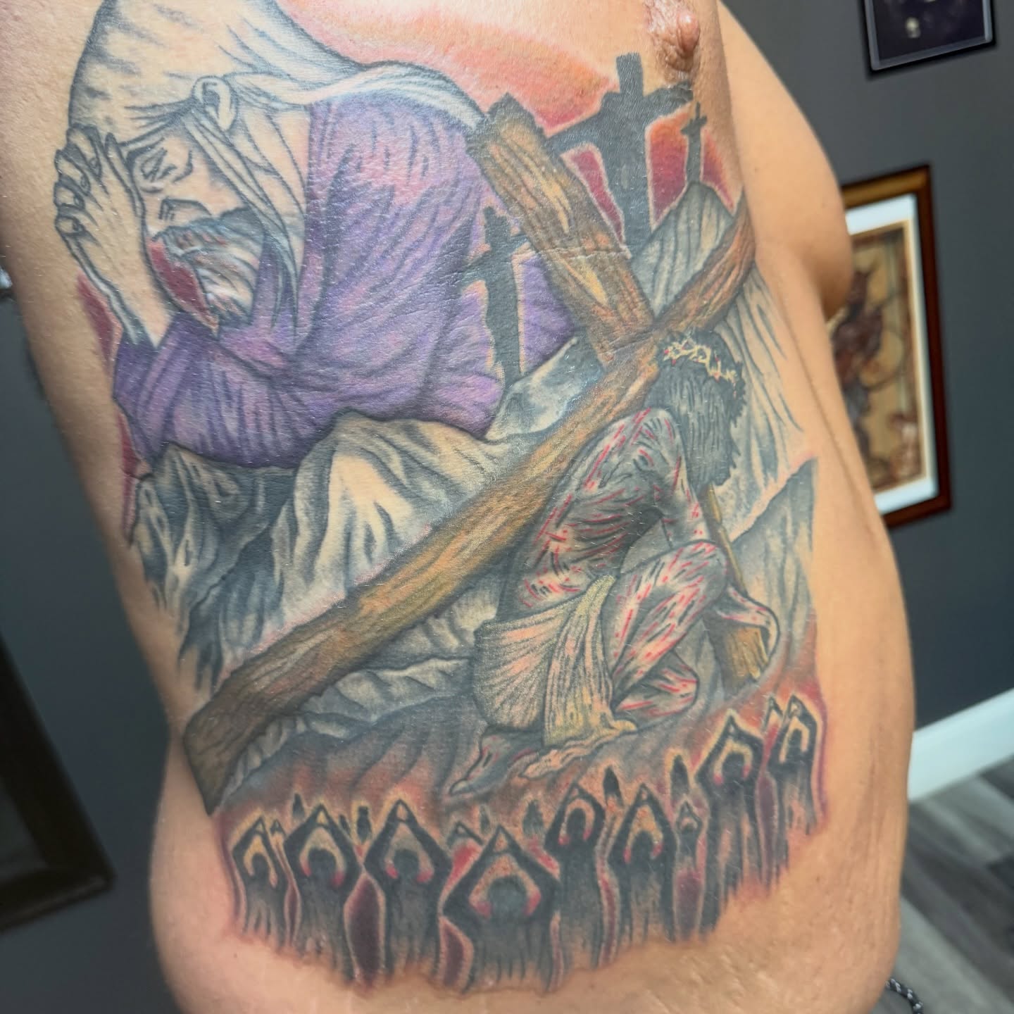 Tattoo by @bfmc_peanut_72 — realism, dark_realism