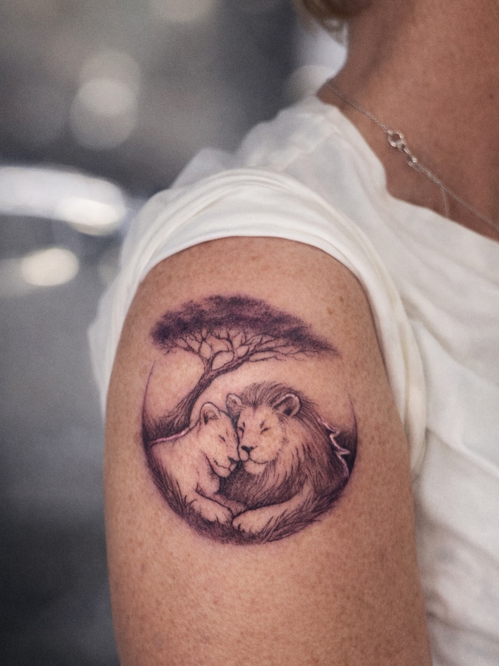 Tattoo by @amber_noir_tattoo — black_and_grey, realism