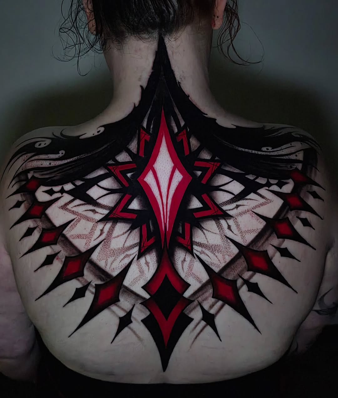 Tattoo by @kelseylorrae β blackwork, dotwork