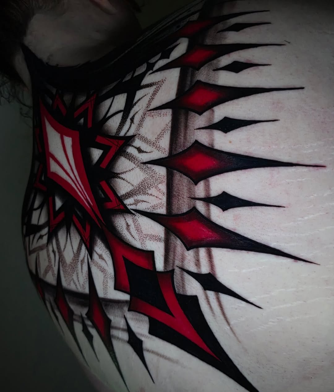 Tattoo by @kelseylorrae β blackwork, dotwork
