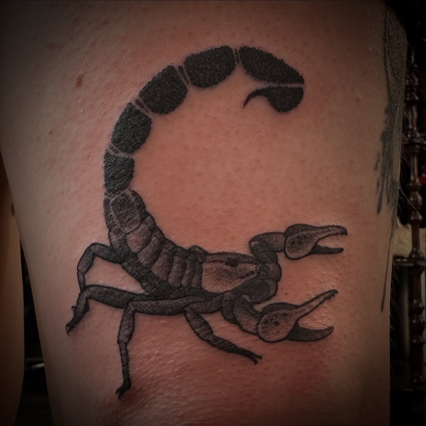 Tattoo by @wes_does_stuff — black_and_grey