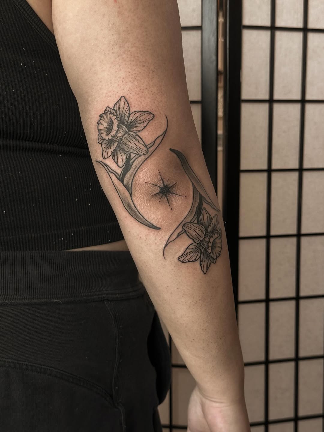 Tattoo by @into.thegraves — fine_line, black_and_grey