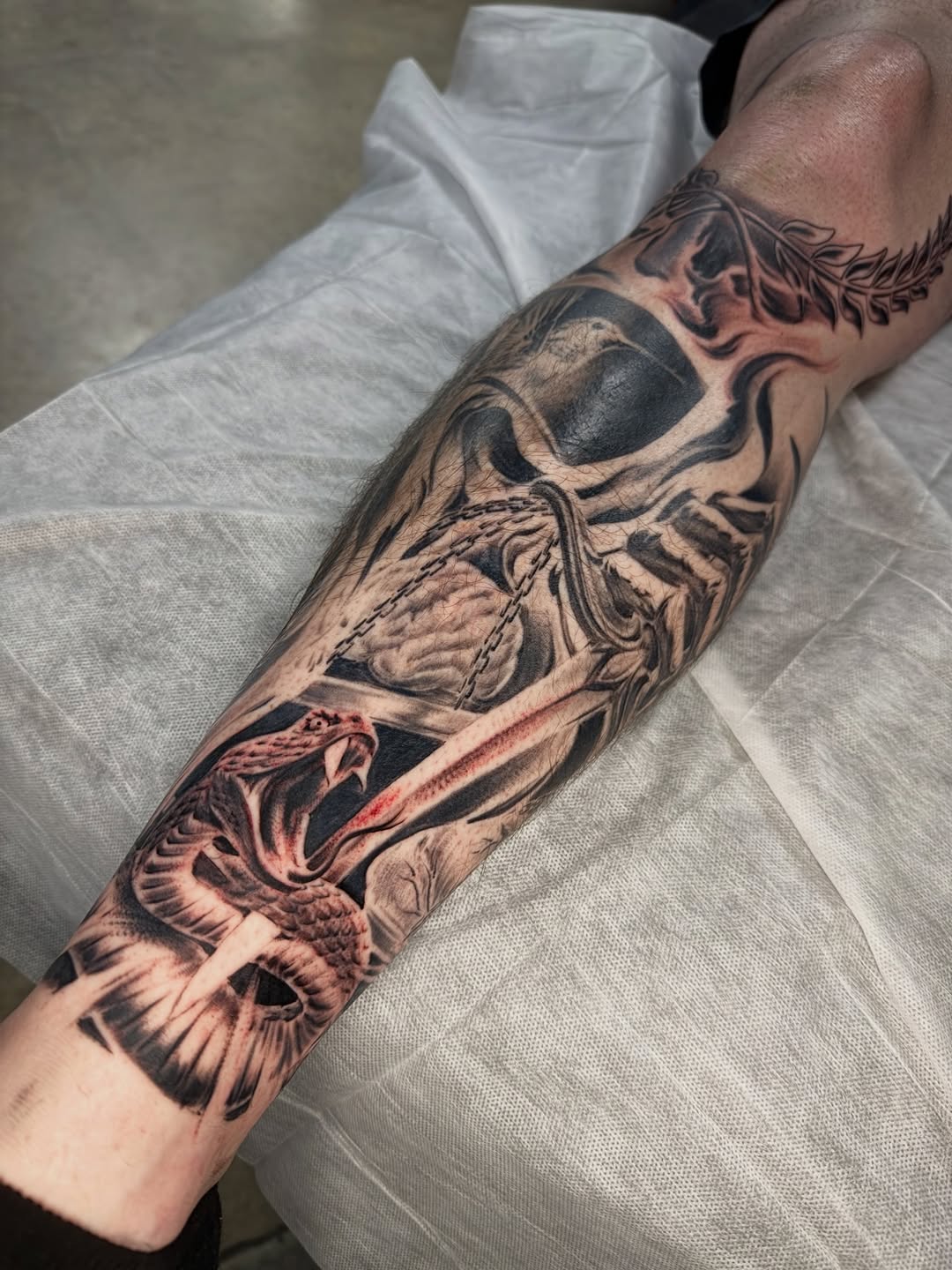 Tattoo by @_sloejamz_ — realism, black_and_grey