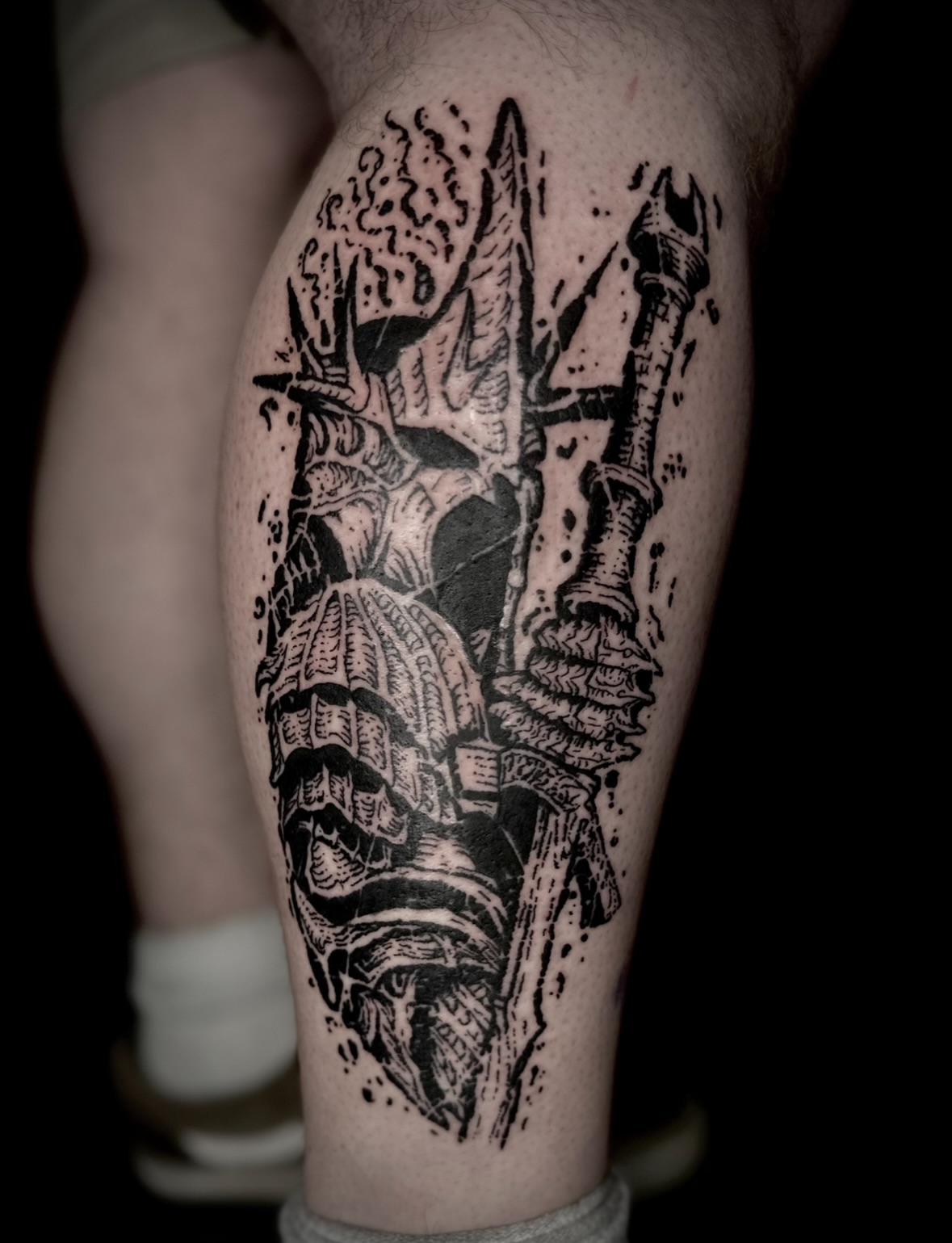 Tattoo by @crow_durany_art — black_and_grey, realism