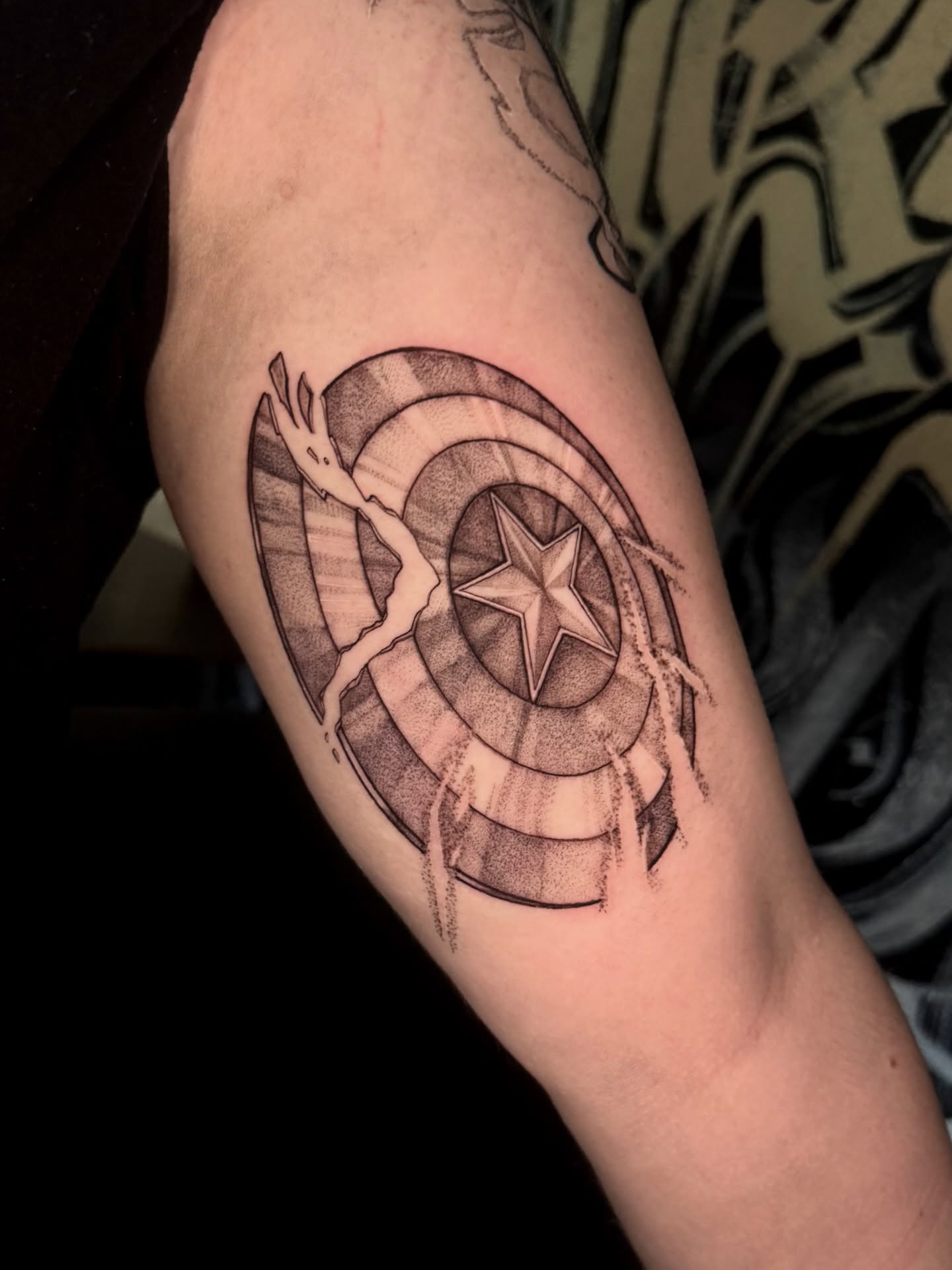 Tattoo by @gill_tattoos — dotwork