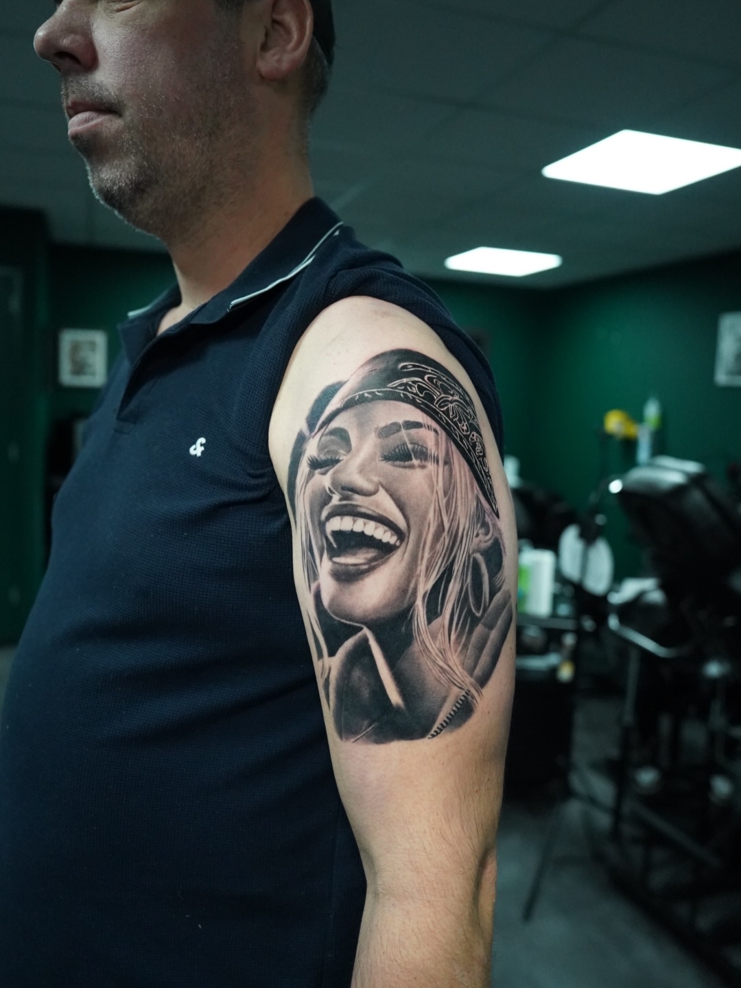 Tattoo work at Knoxville Tattoo Convention