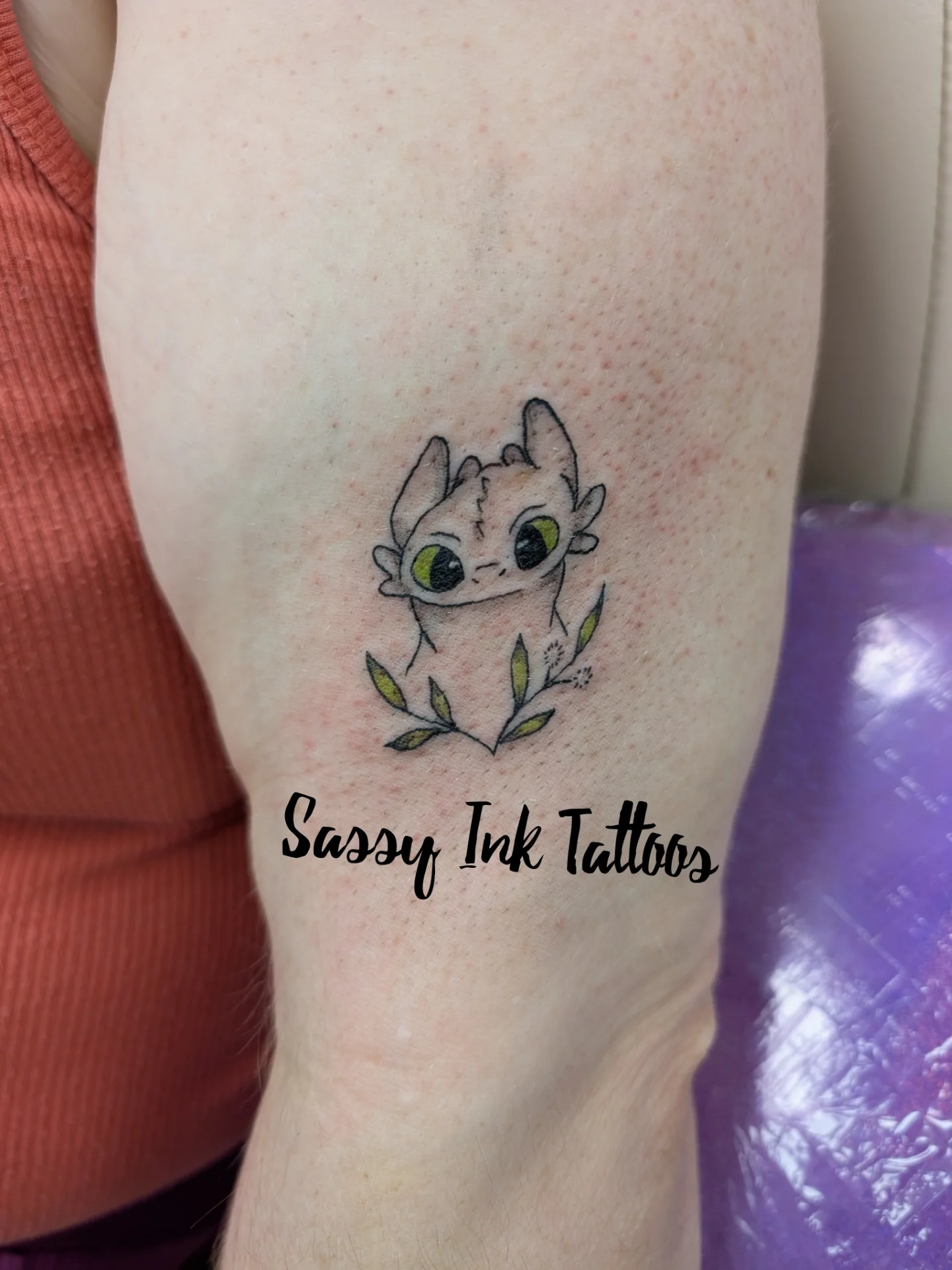 Tattoo by @sassyinktattoos — dotwork