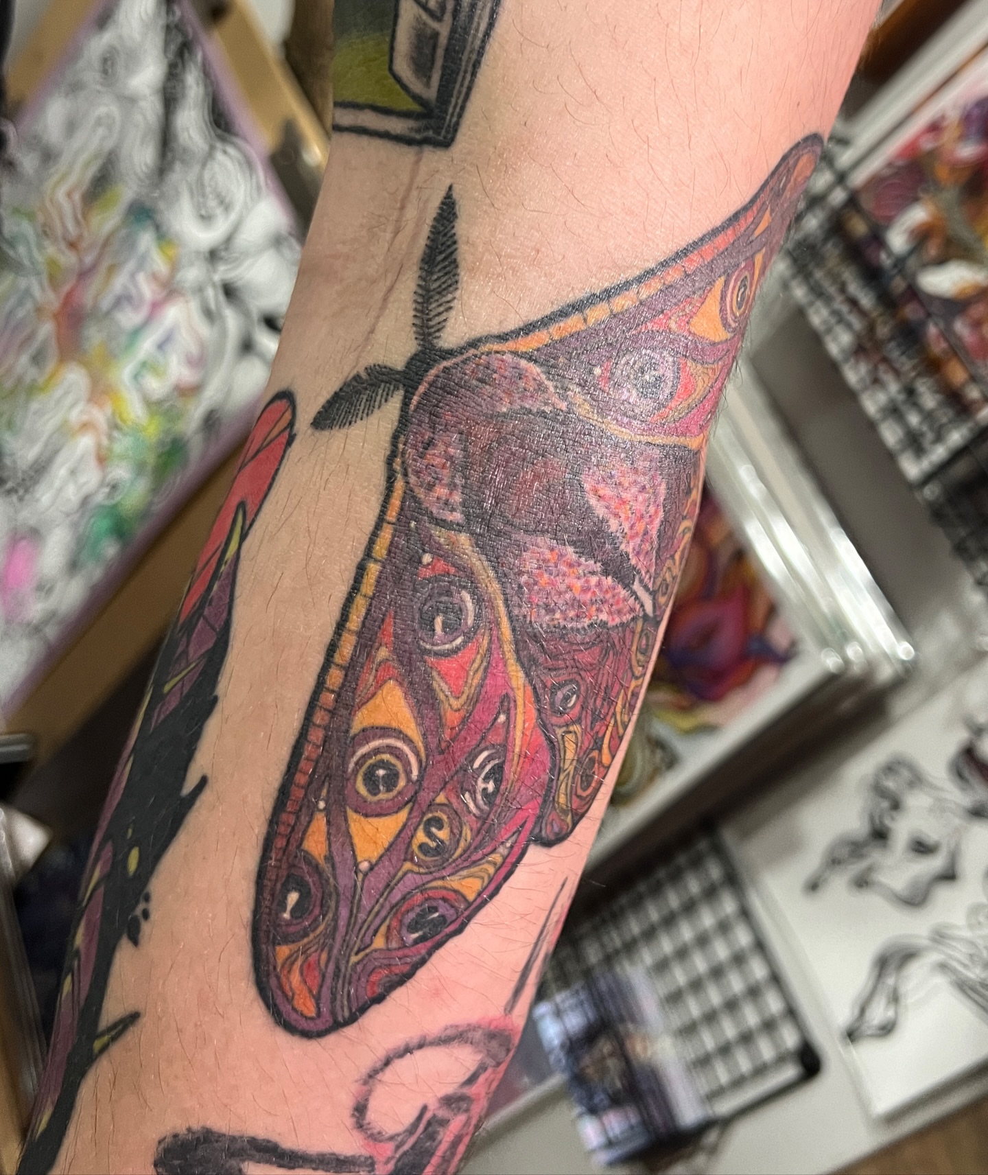 Tattoo by @patakota_ — dotwork