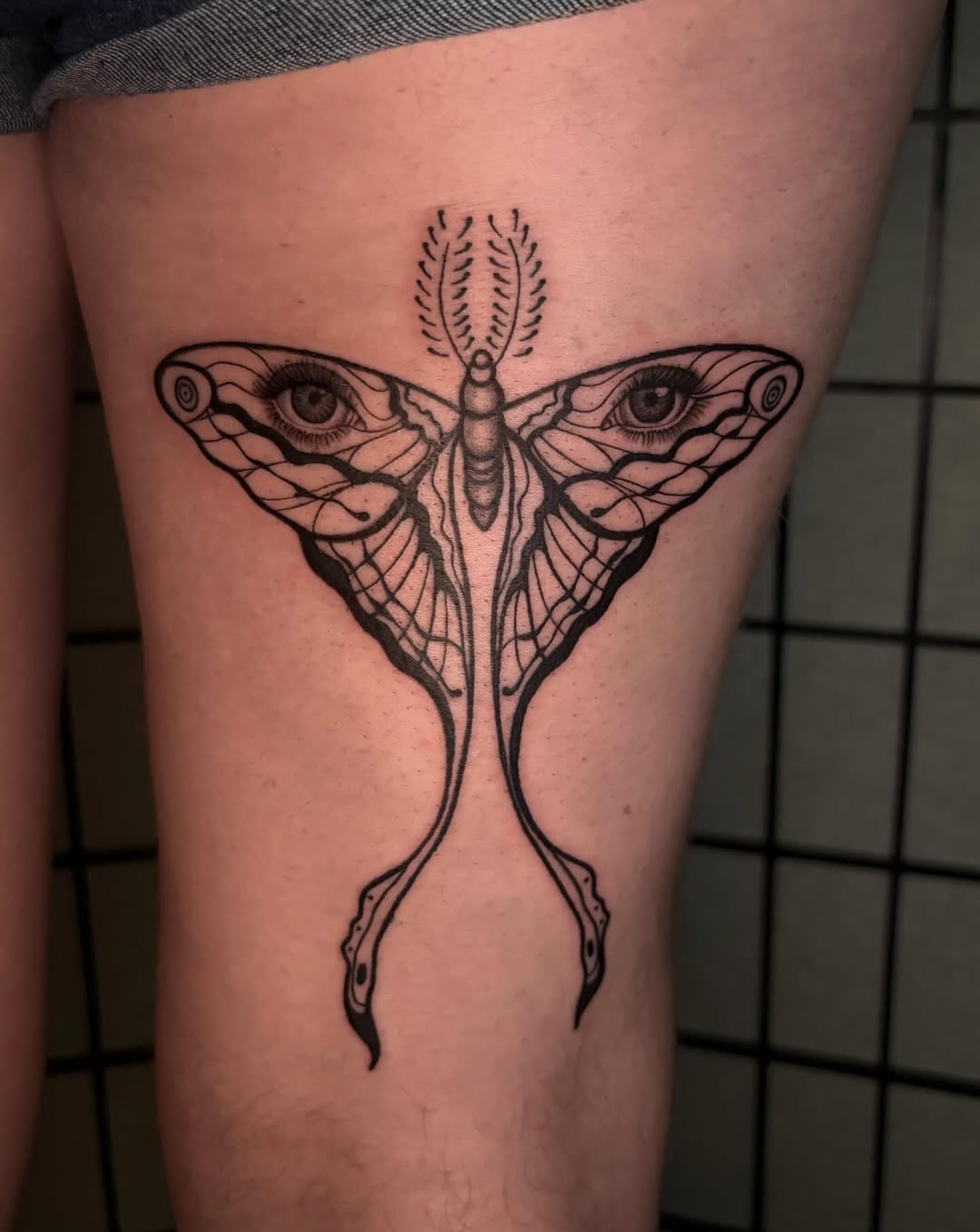 Tattoo by @limejuicetattoo — fine_line, black_and_grey