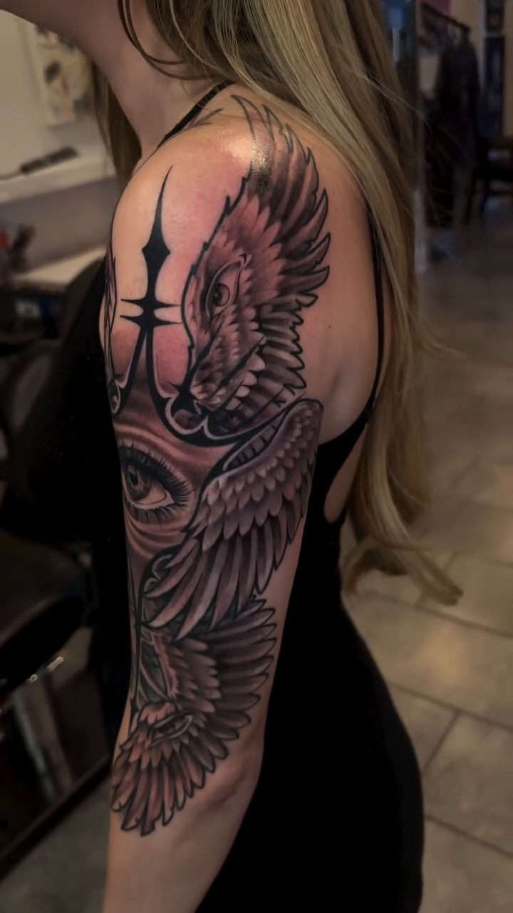 Tattoo by @severeink — black_and_grey, realism