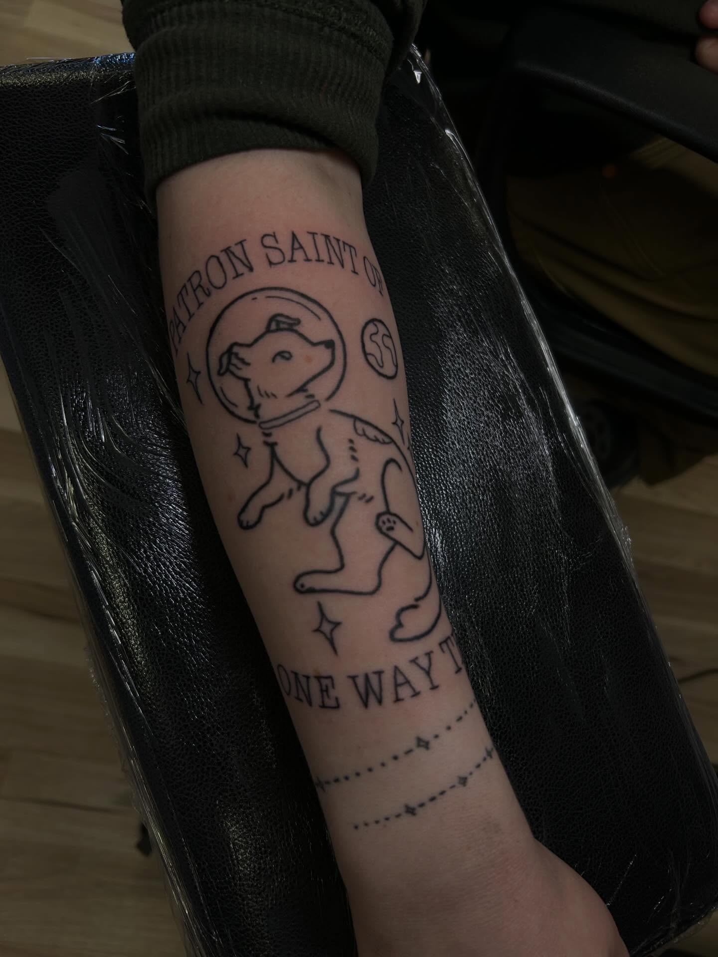 Tattoo by @raven.without.wings — dotwork, geometric