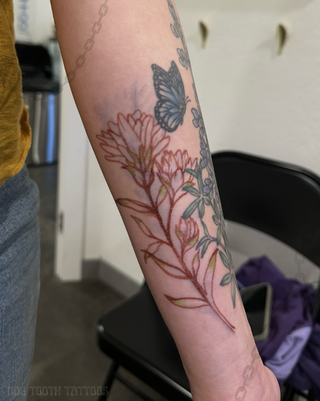 Tattoo by @dogtoothtattoos — watercolor, realism