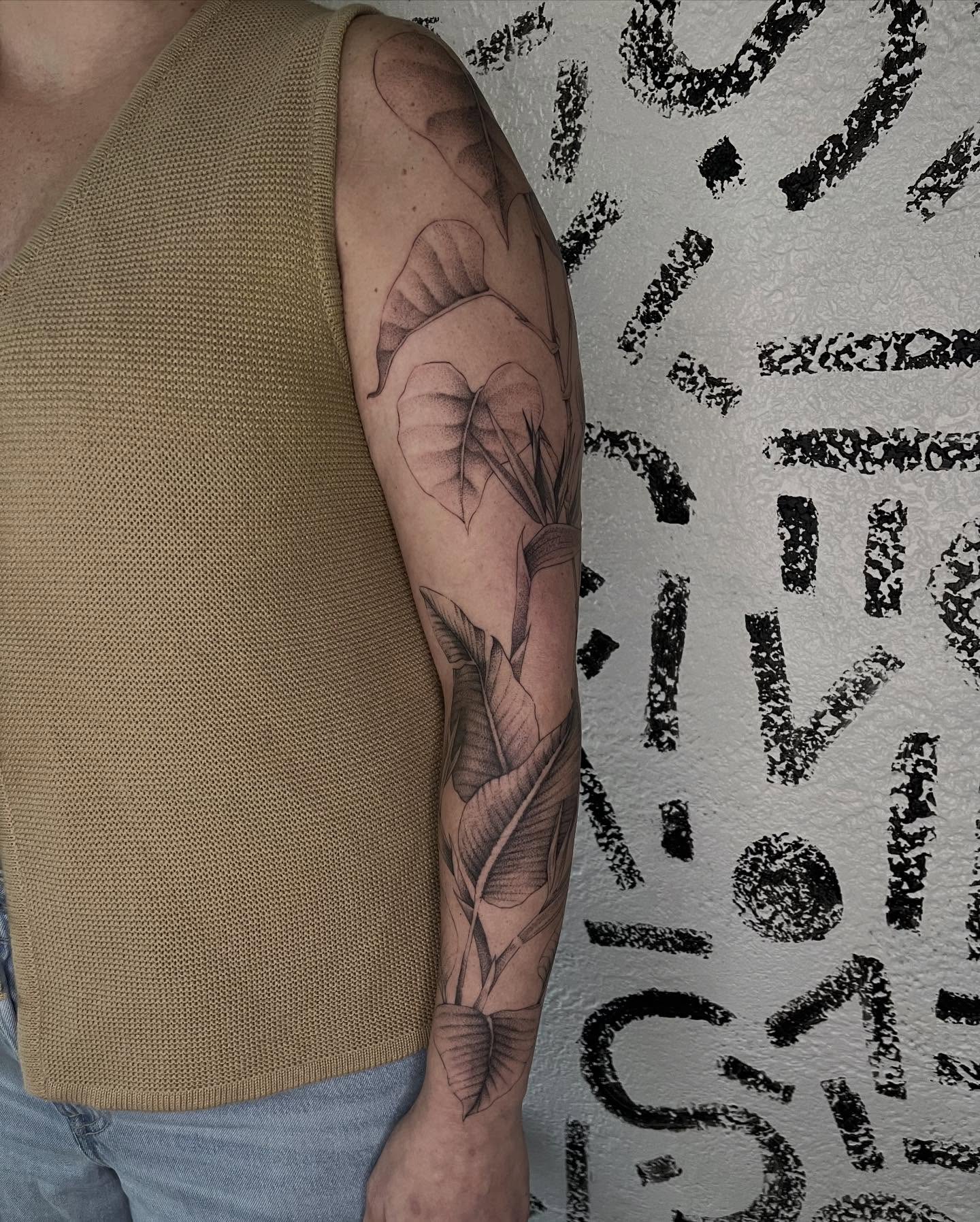 Tattoo by @ovarydose — black_and_grey, realism
