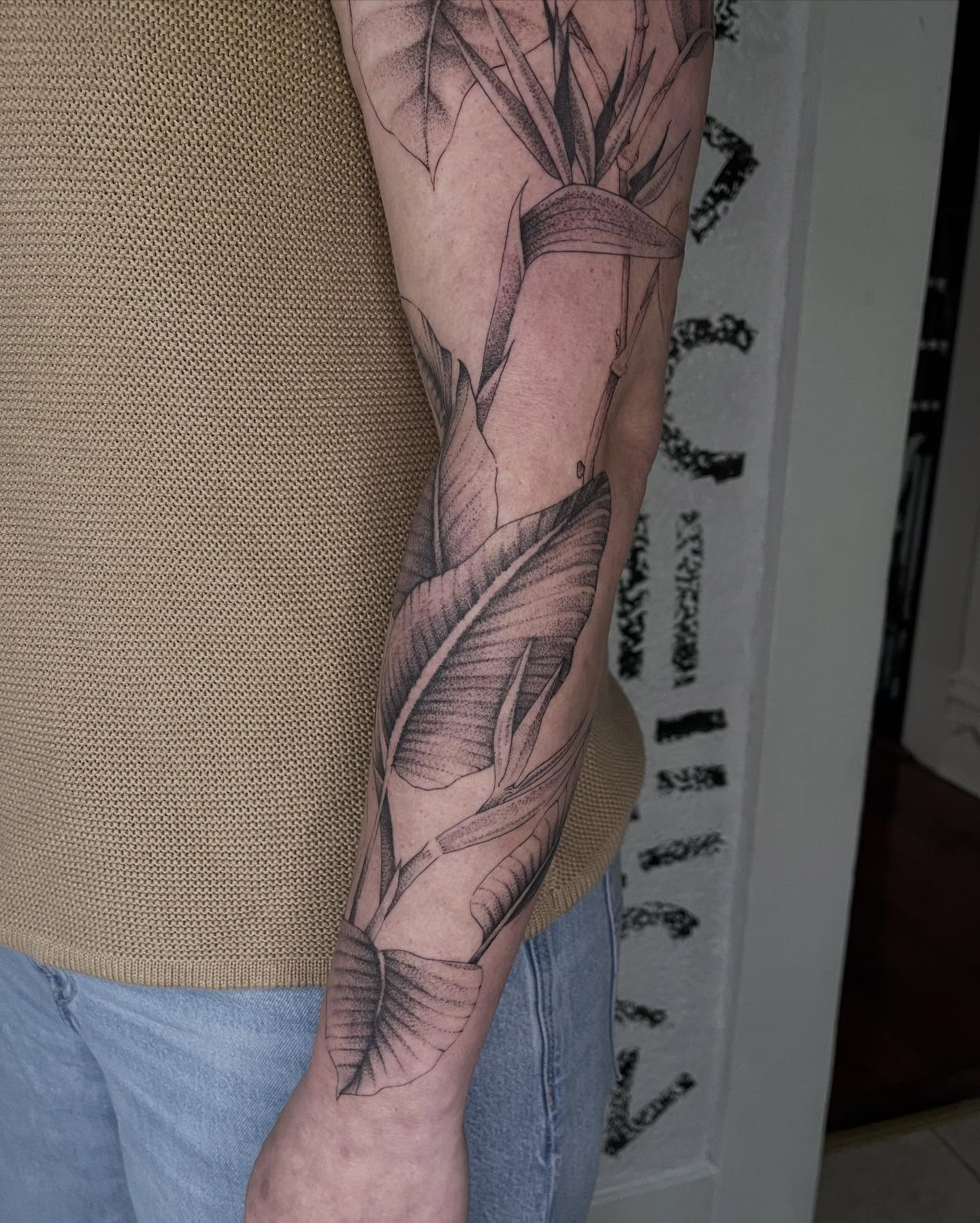 Tattoo by @ovarydose — dotwork, realism