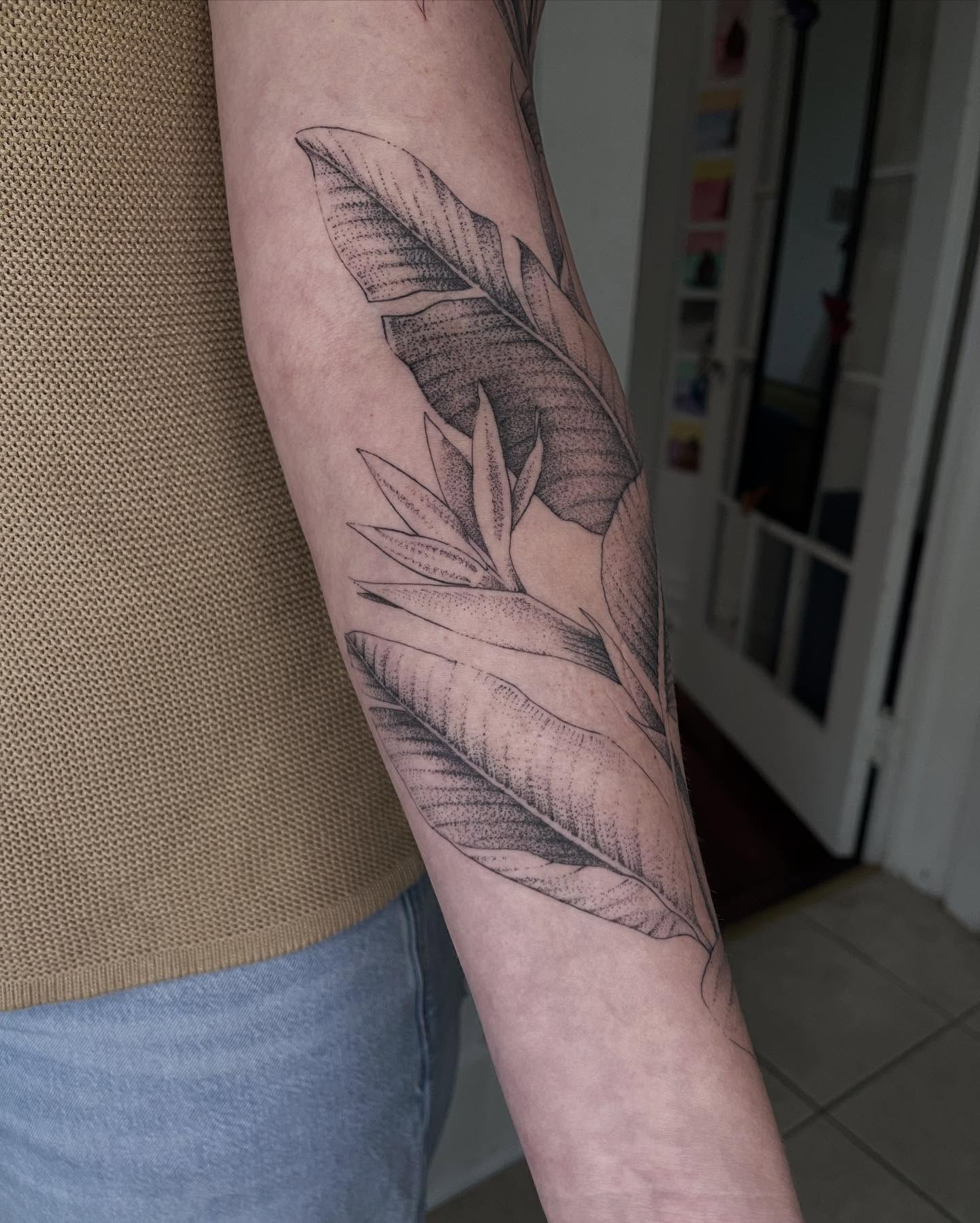 Tattoo by @ovarydose — dotwork, realism