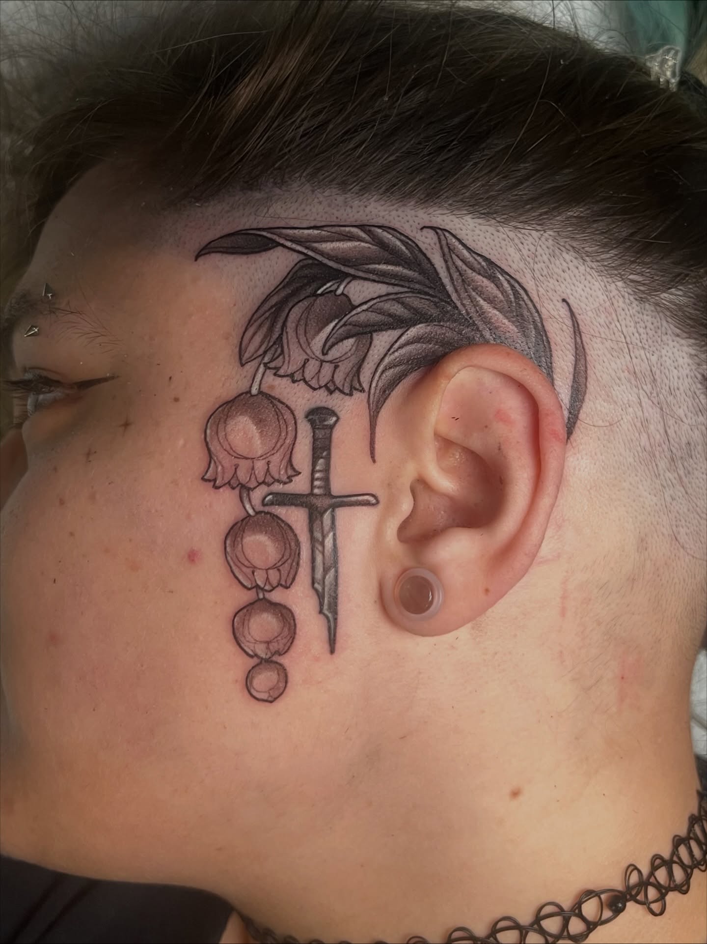Tattoo by @girlwiththefoxtattoo — black_and_grey, realism