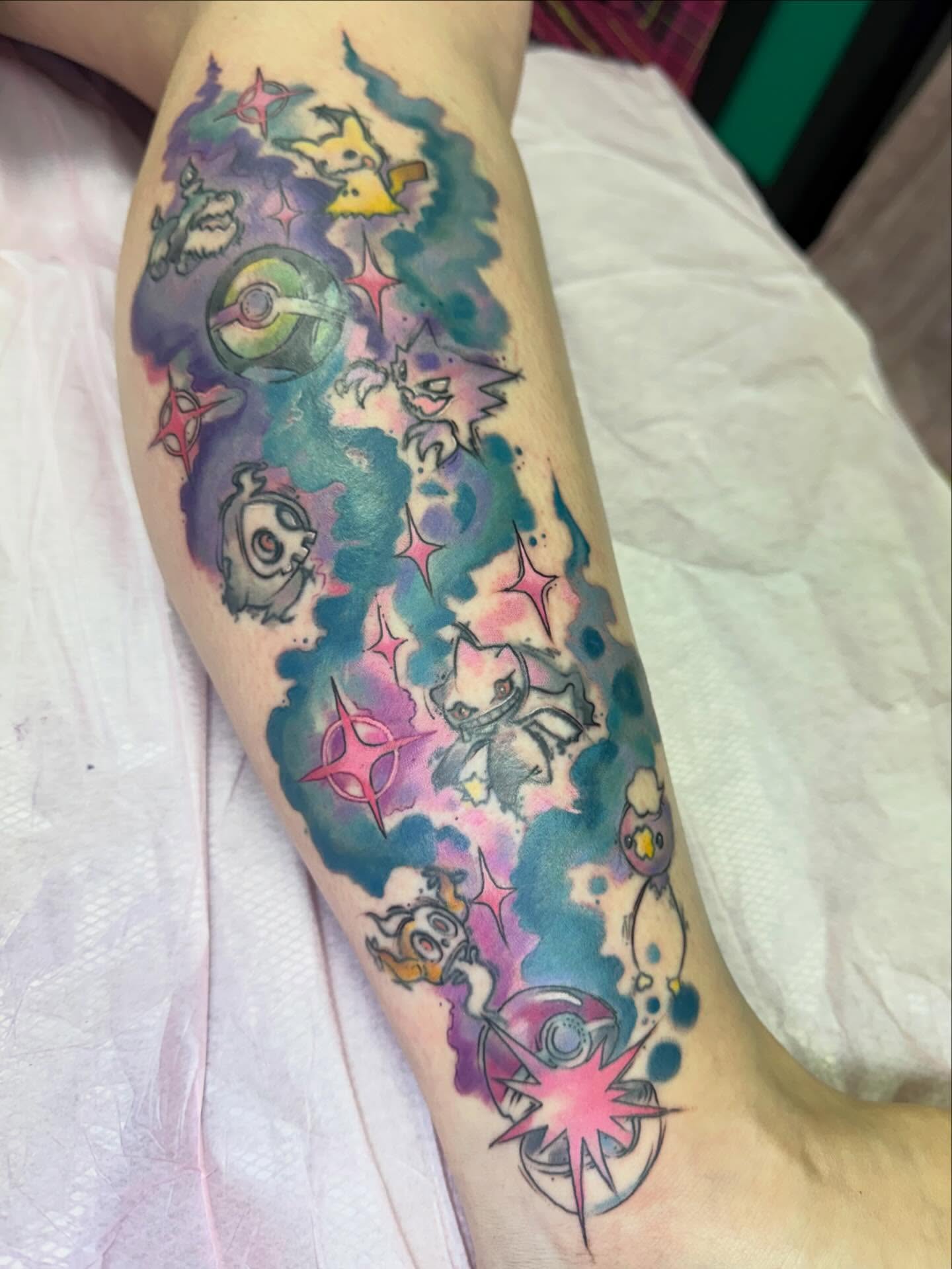 Tattoo by @eileenjoycetattoos — watercolor