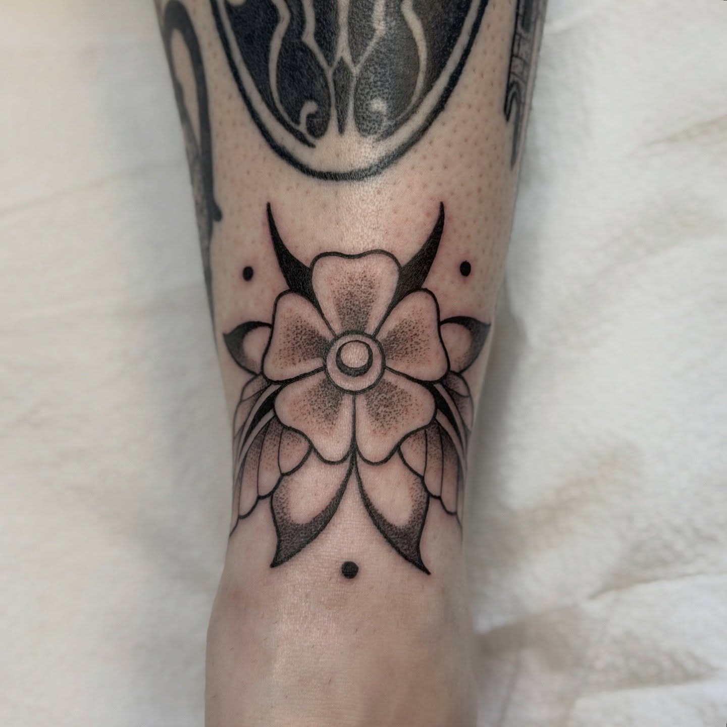 Tattoo by @fleabagtattoos — dotwork