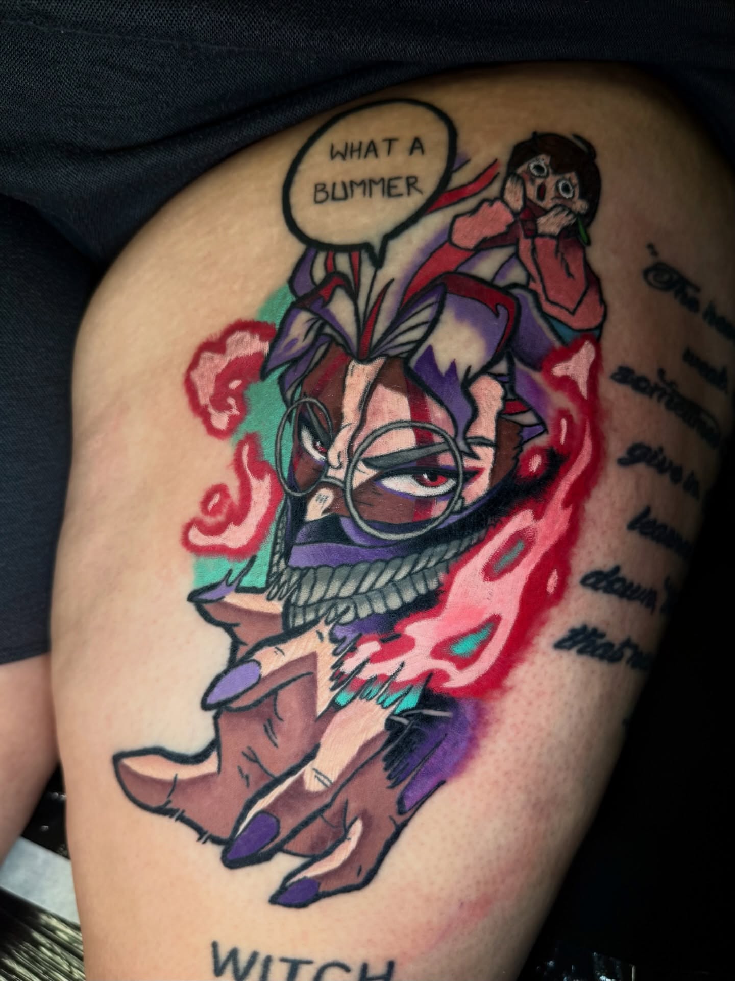 Tattoo by @benmckeetattoo — anime