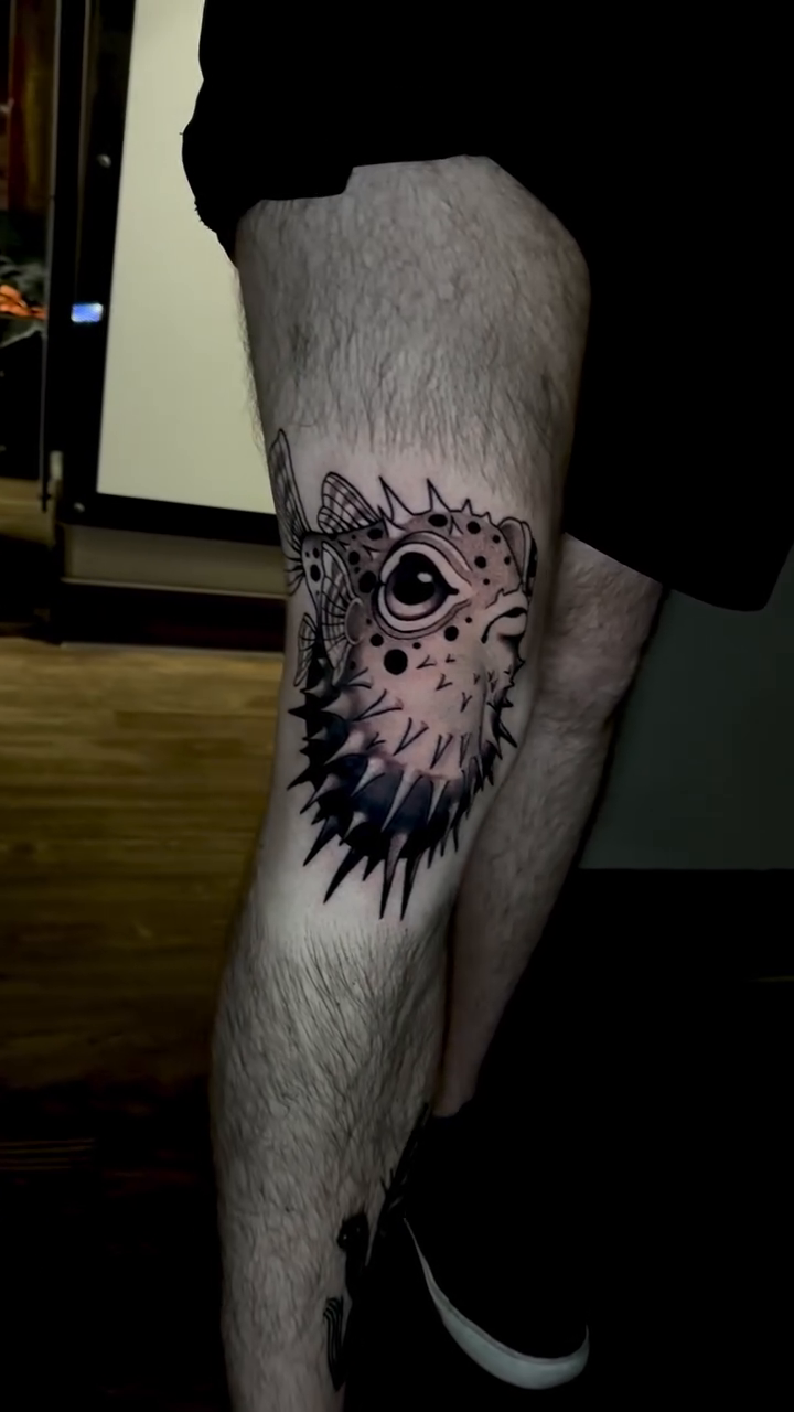 Tattoo by @magicslug — black_and_grey, realism