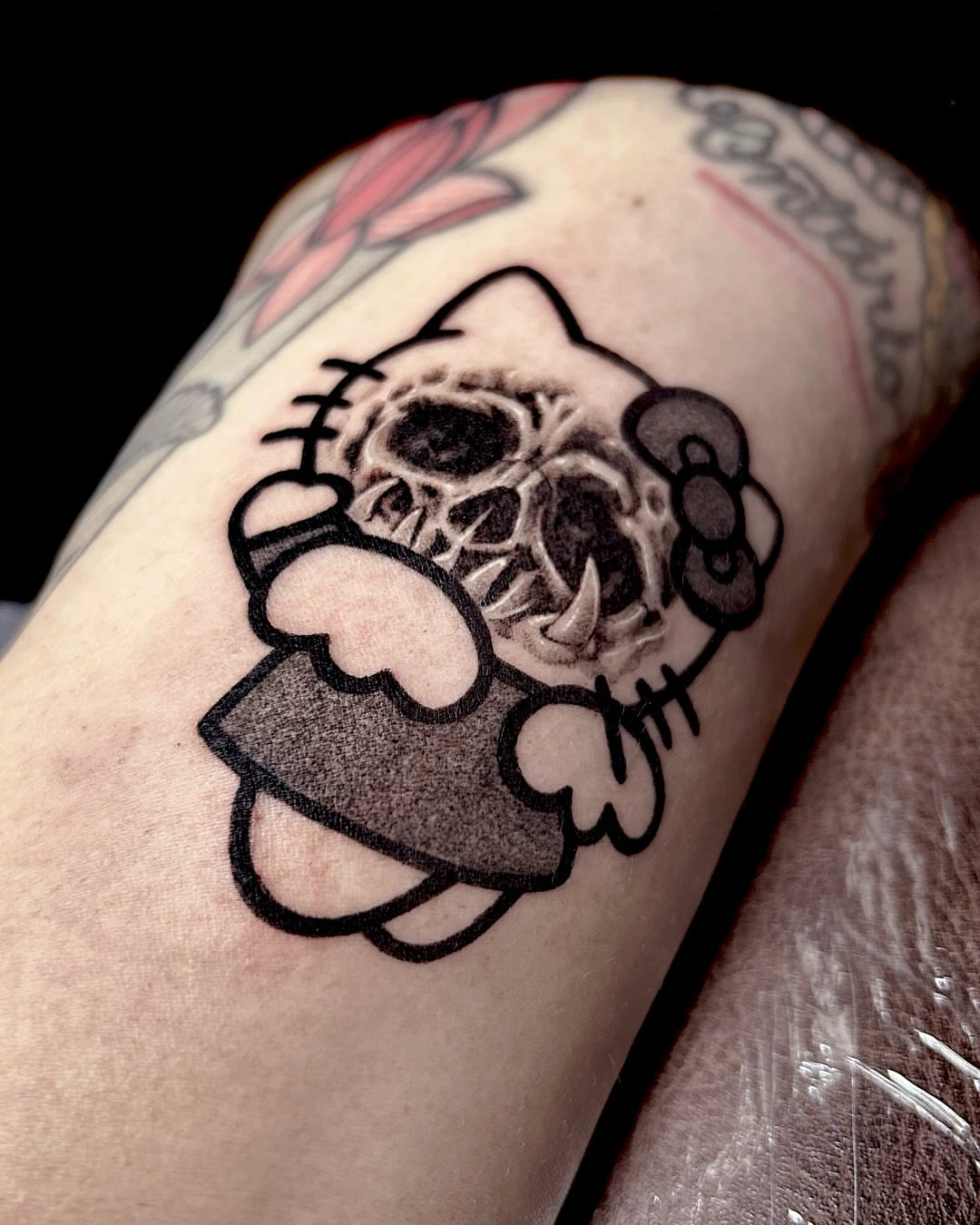 Tattoo by @sailor_solar_ — black_and_grey