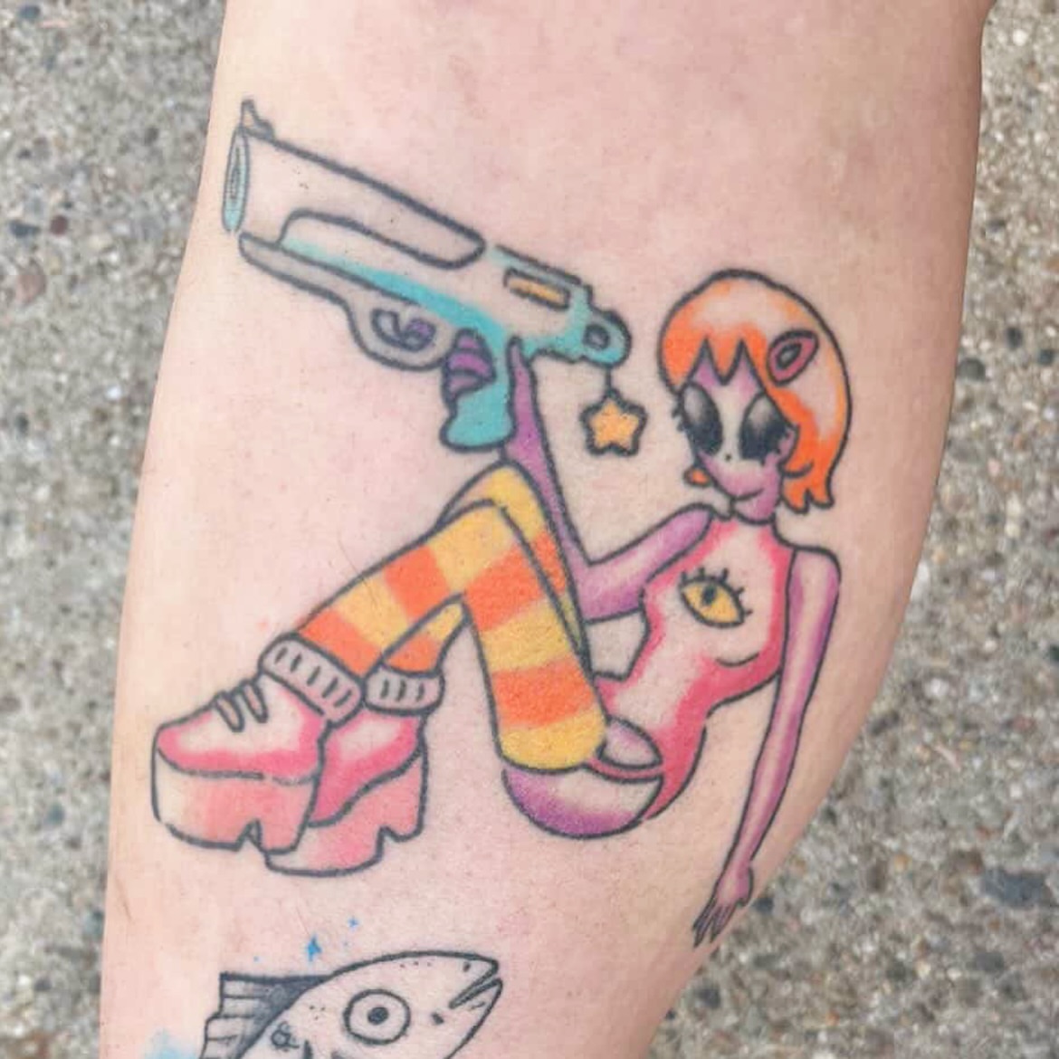 Tattoo by @dummytattoo — new_school, illustrative