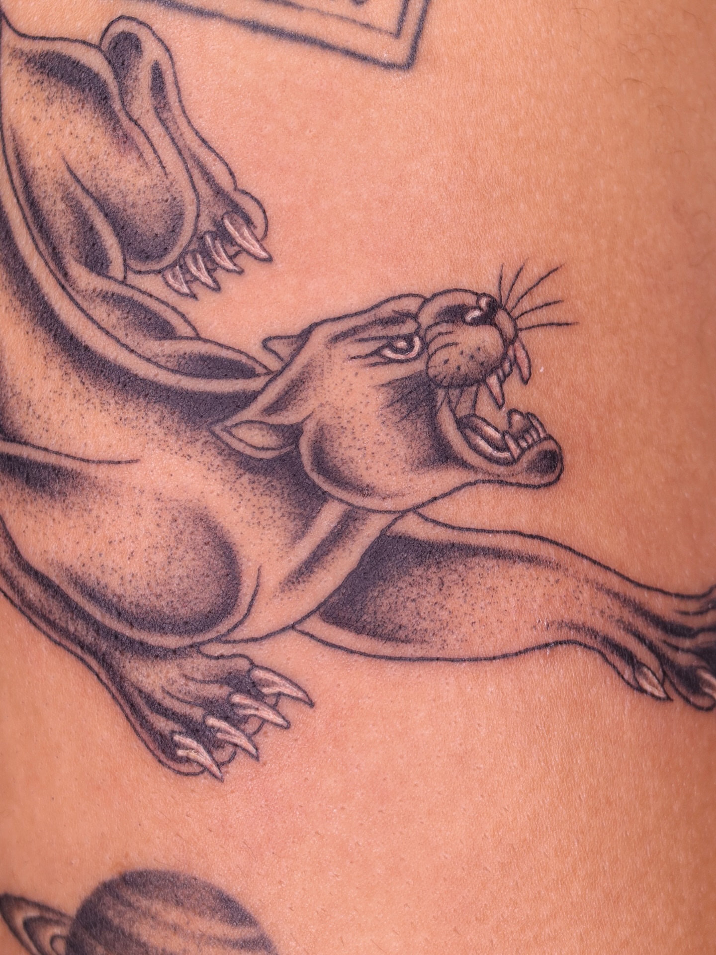 Tattoo by @lexgetink — black_and_grey