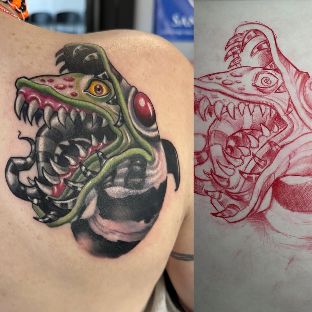 Tattoo by @artofpaulhicks — new_school, realism