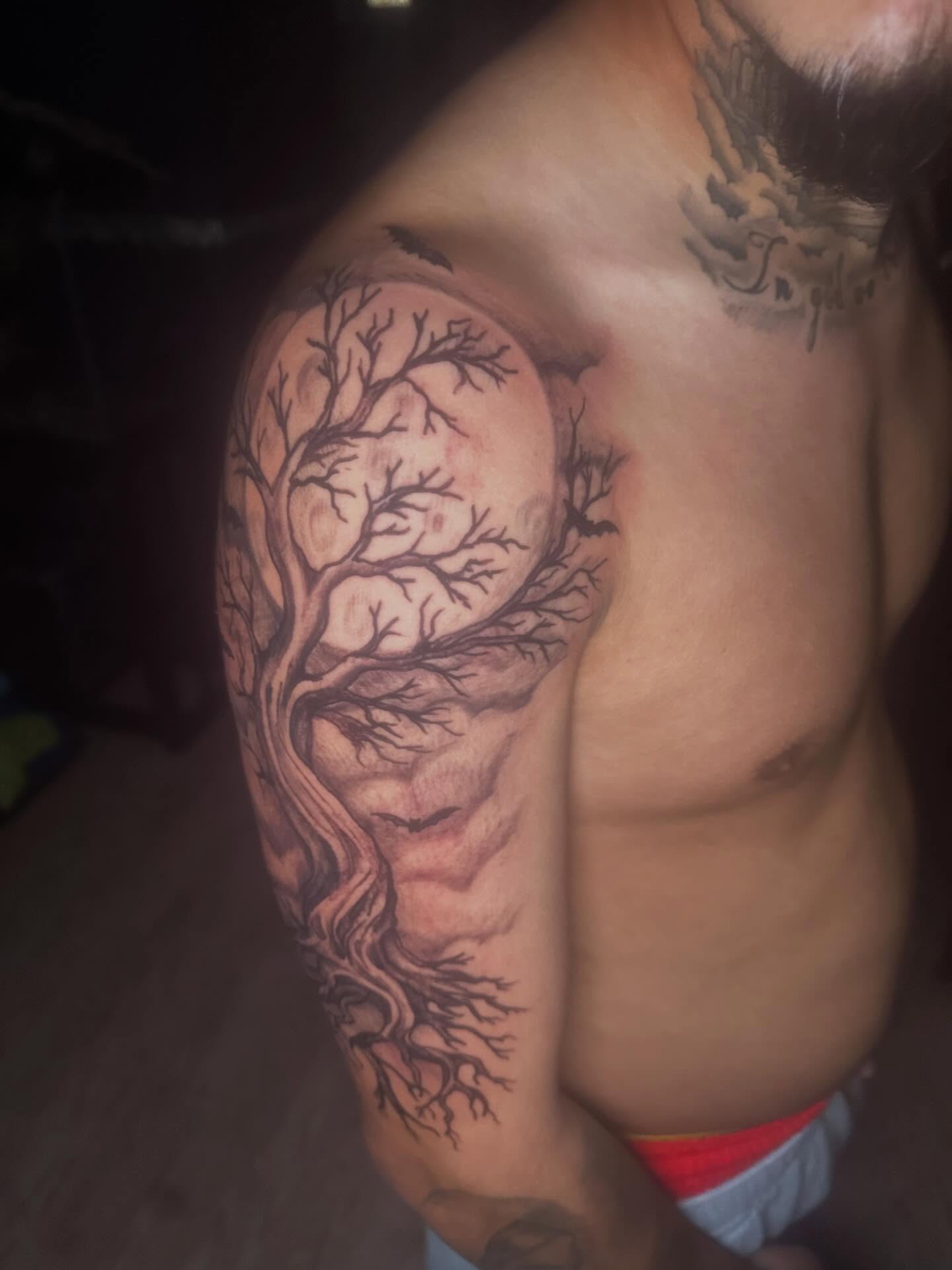 Tattoo by @javier_jimenez_tattoo_ — black_and_grey