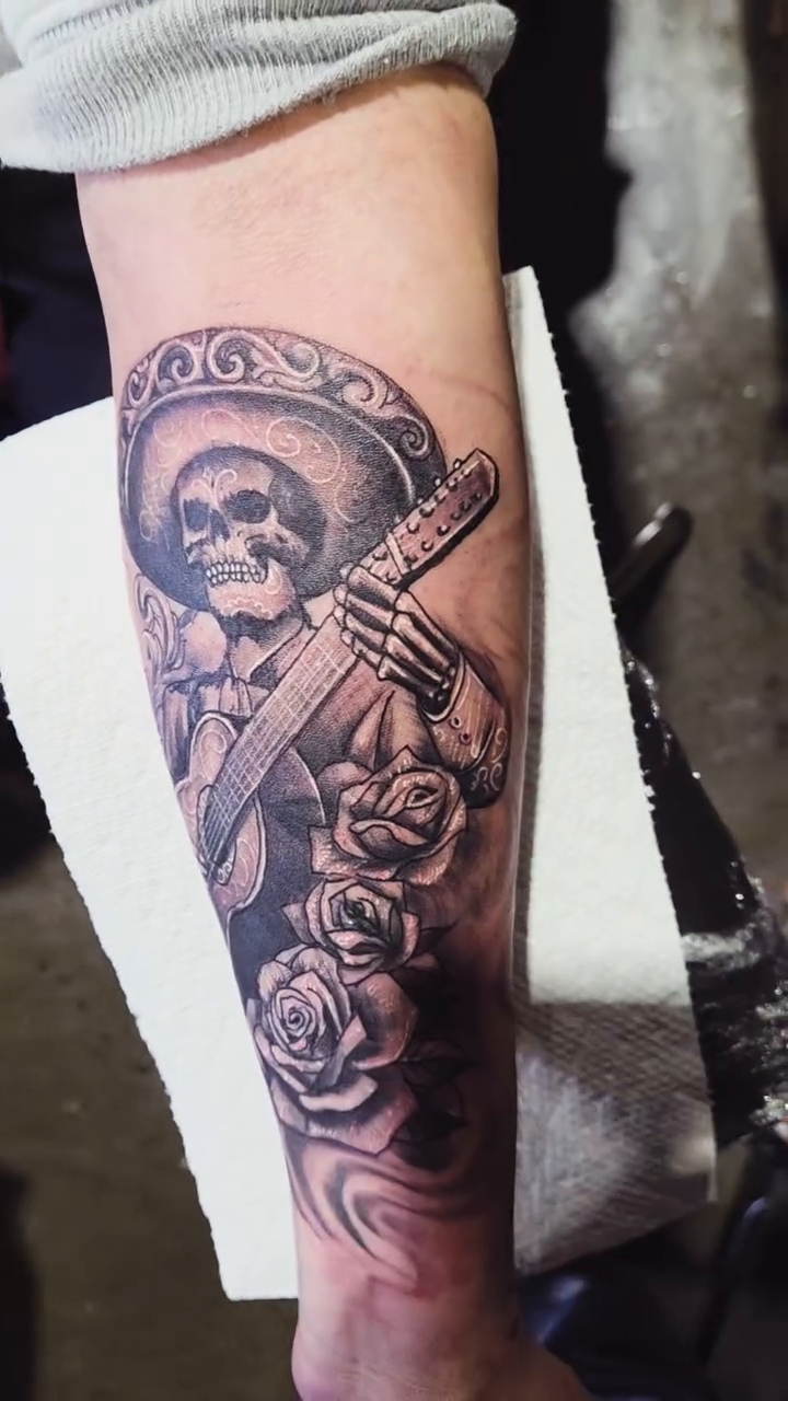 Tattoo by @sarck_hardlifestyle β black_and_grey, realism