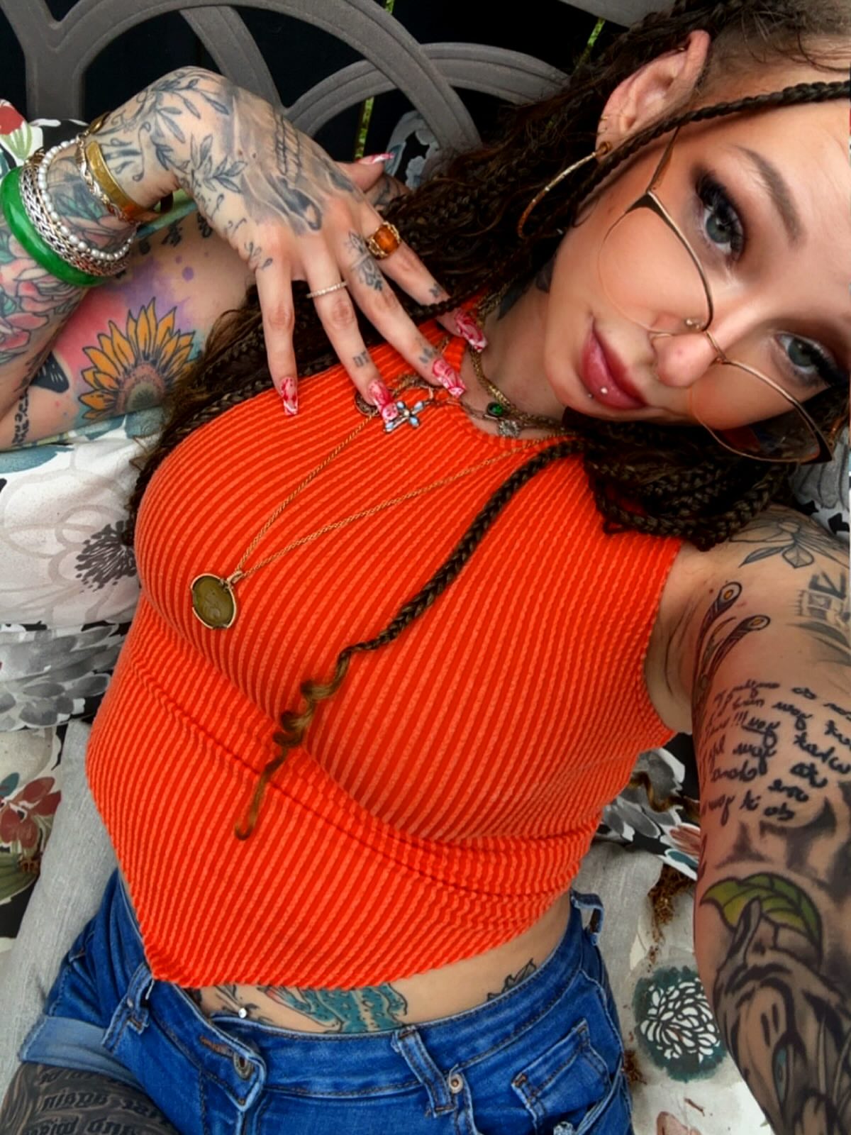 Orange crop top black and grey tattoo on the torso by 𝕳𝖆𝖓𝖓𝖆𝖍 𝕮𝖆𝖓𝖋𝖎𝖊𝖑𝖉 ✨ Memphis Tattoo Artist, Memphis, Tennessee